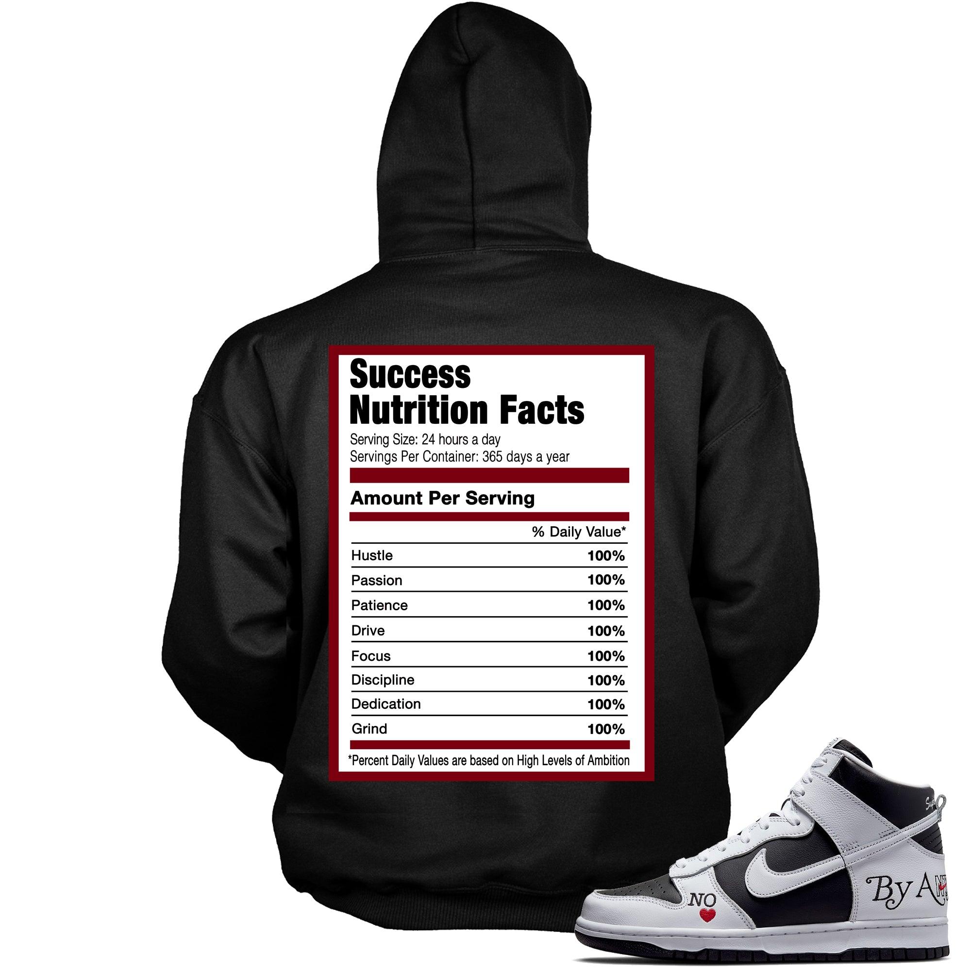 Success Nutrition Sweatshirt Nike SB Dunk High Supreme By Any Means Black photo