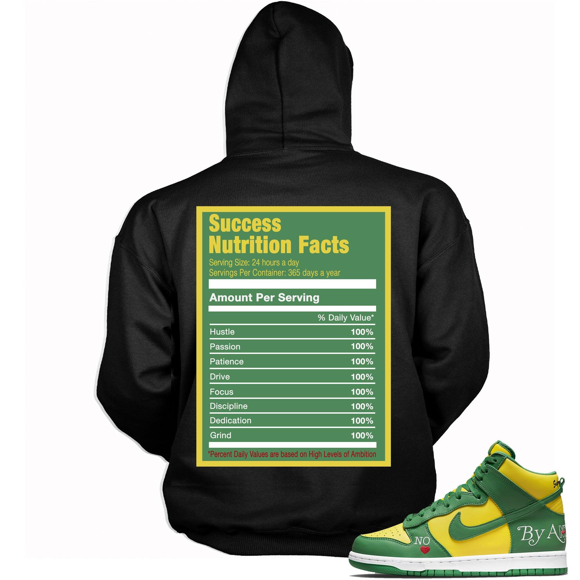 Success Nutrition Hoodie Nike SB Dunk High Supreme By Any Means Brazil Sneakers photo