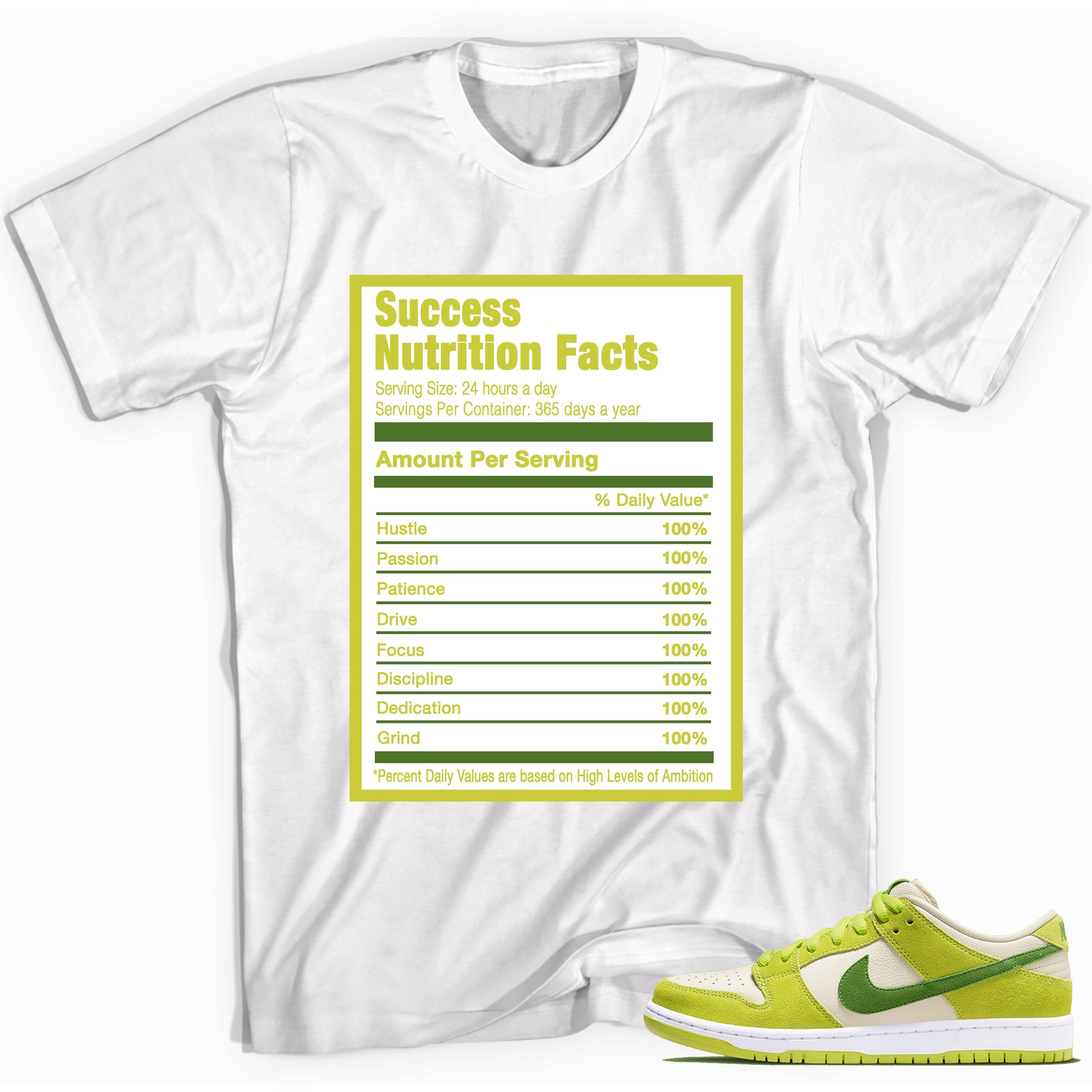 Success Nutrition Sneaker Tee Nike SB Dunk Low Green Apple photo