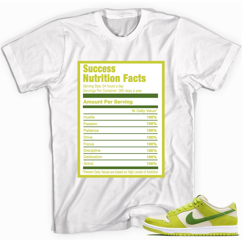 Success Nutrition Sneaker Tee Nike SB Dunk Low Green Apple photo