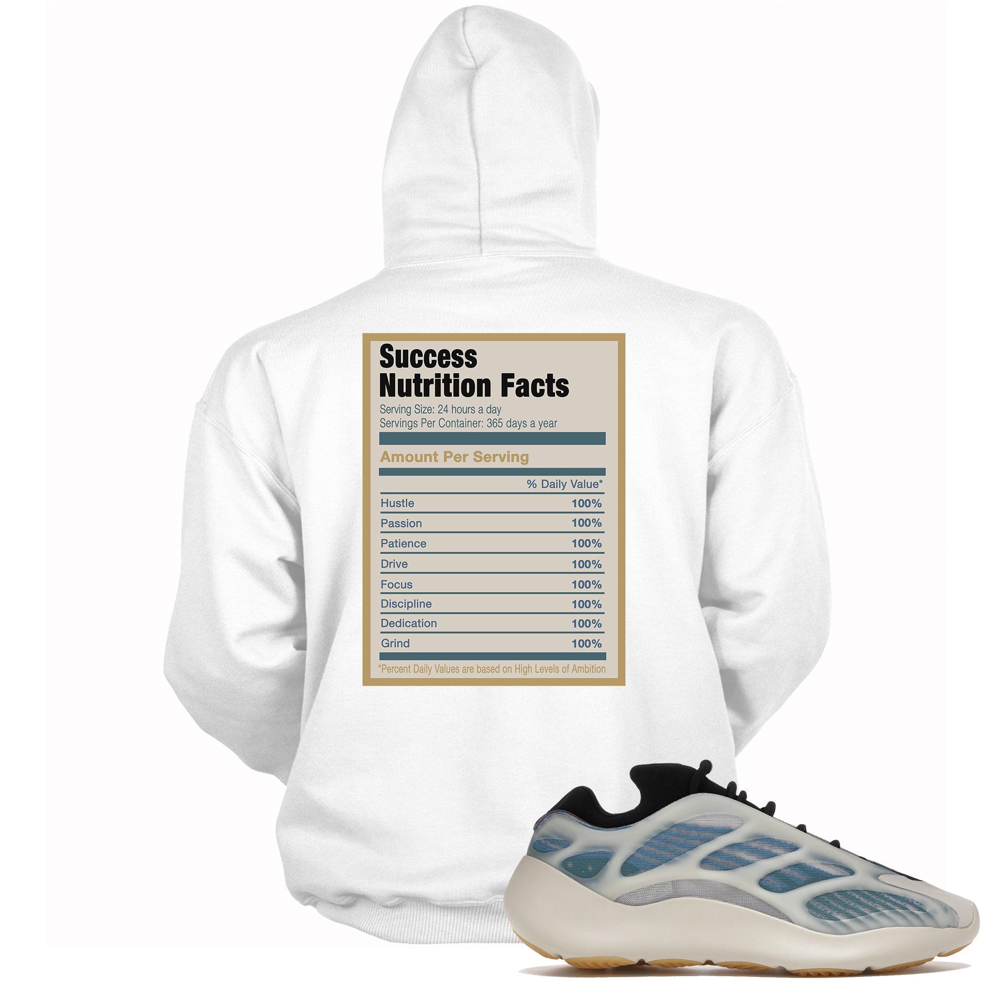 Success Nutrition Facts Hoodie Yeezy 700 V3 Kyanite photo
