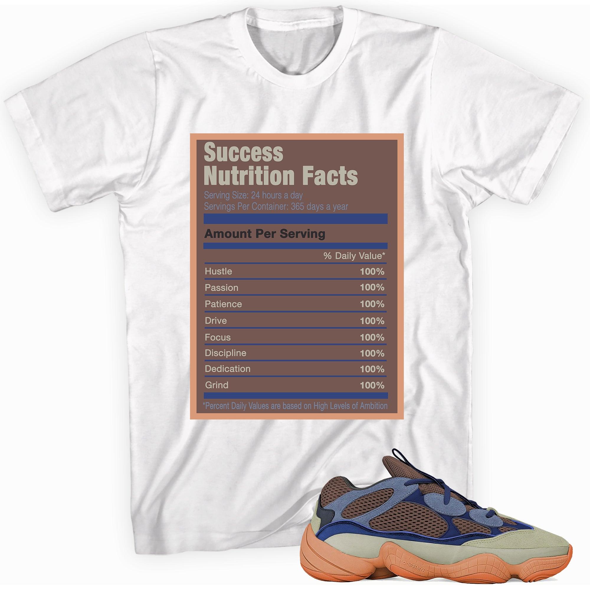 Success Nutrition Facts Shirt Yeezy 500 Enflame photo