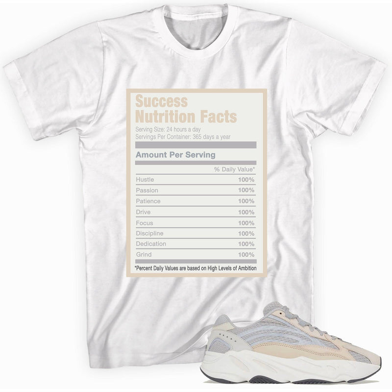 Success Nutrition Sneaker Tee Yeezy Boost 700 V2 Cream photo