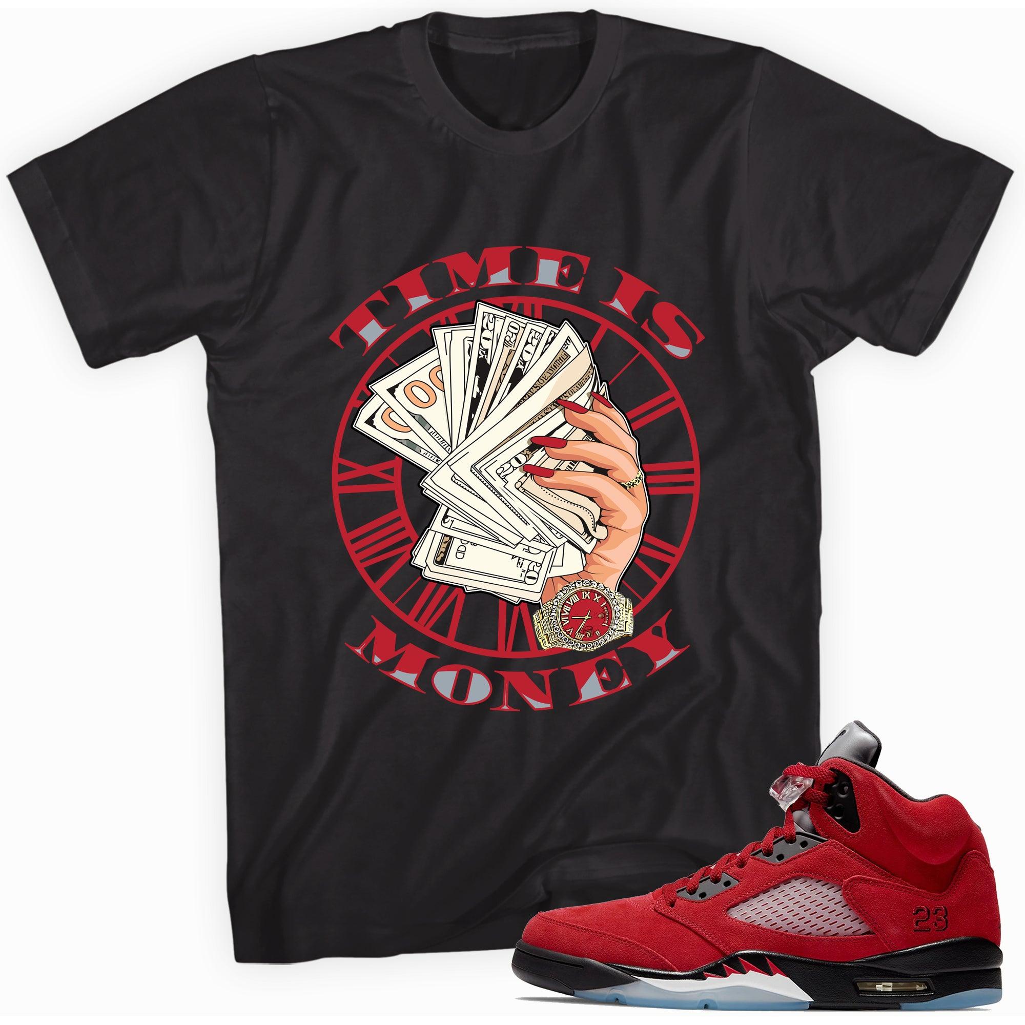 Black Time Is Money Shirt Air Jordan 2nd Floor photo