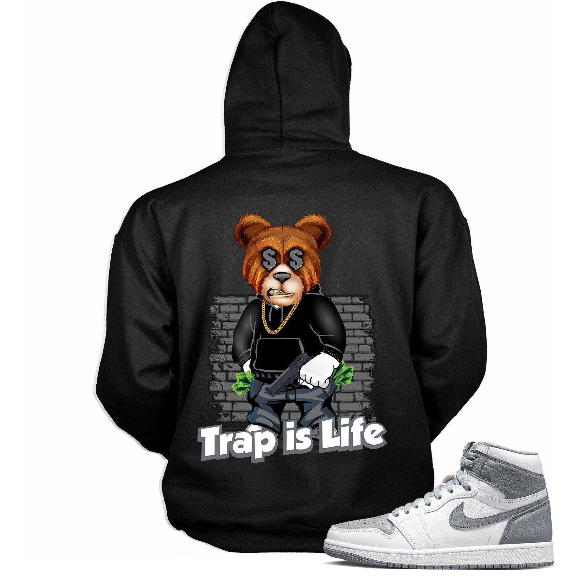 Trap is Life Bear Sneaker Hoodie for Jordan 1s photo