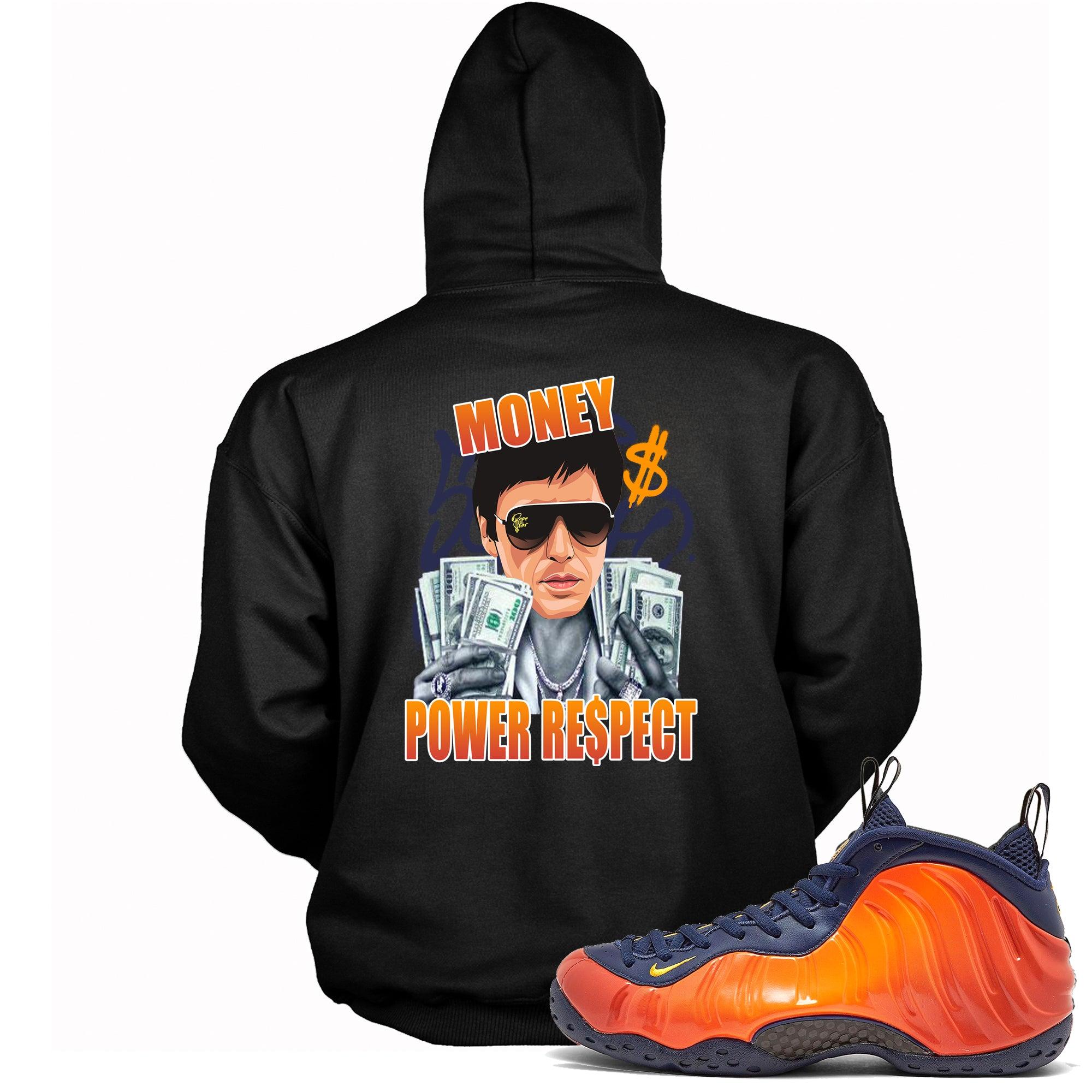 Tony Montana Hoodie Nike Air Foamposite One Blud Void Rugged Orange photo
