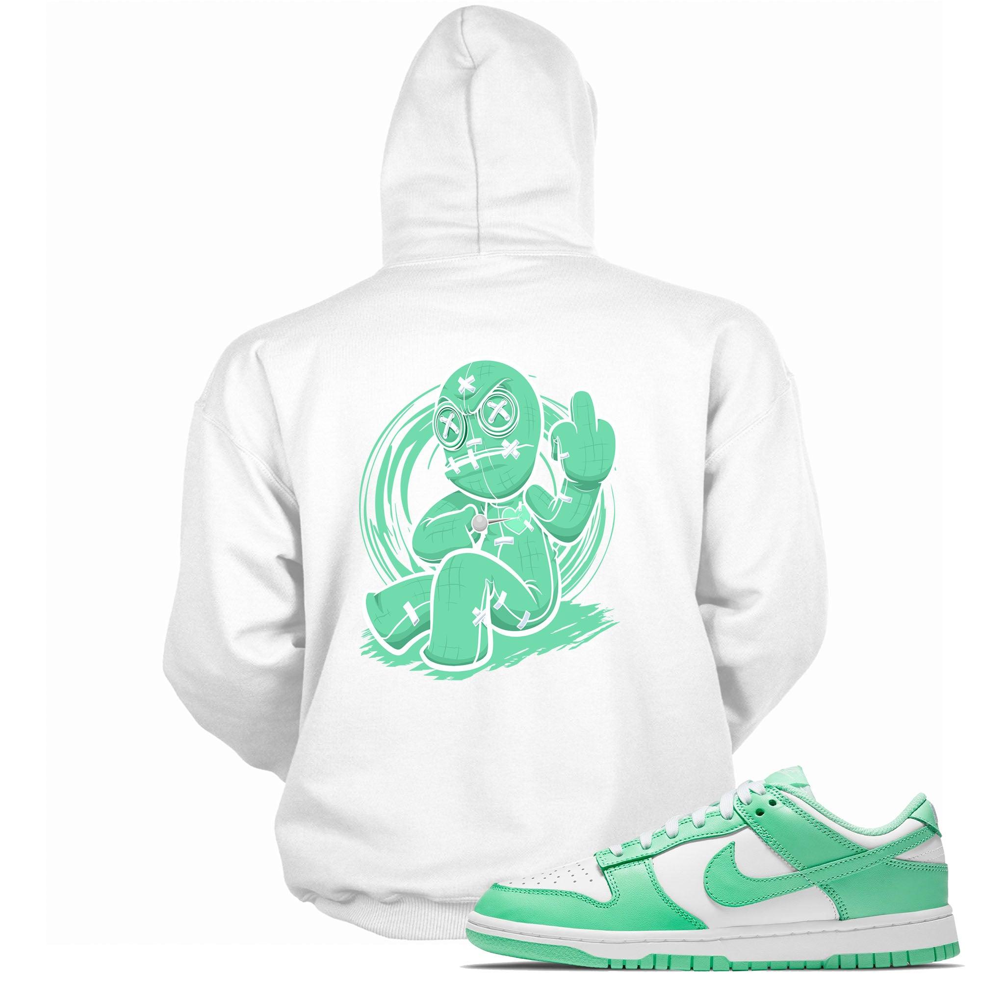 Voodoo Doll Sneaker Sweatshirt Nike Dunk Low Green Glow photo