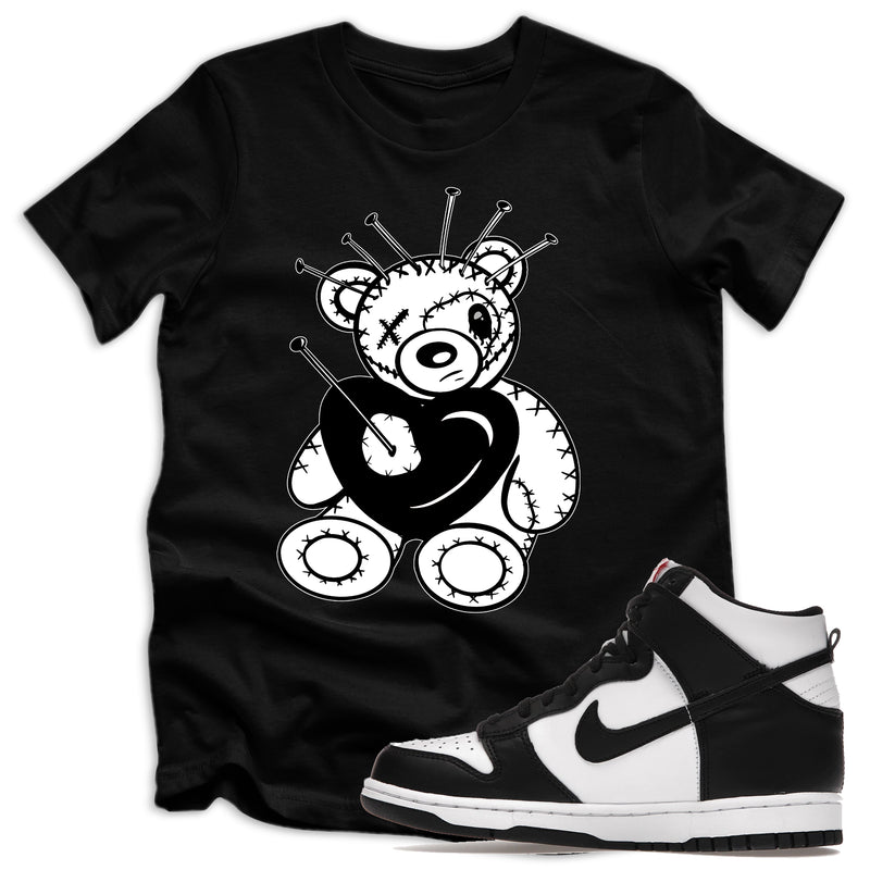 youth Voodoo Teddy Shirt Nike Dunks High Panda photo
