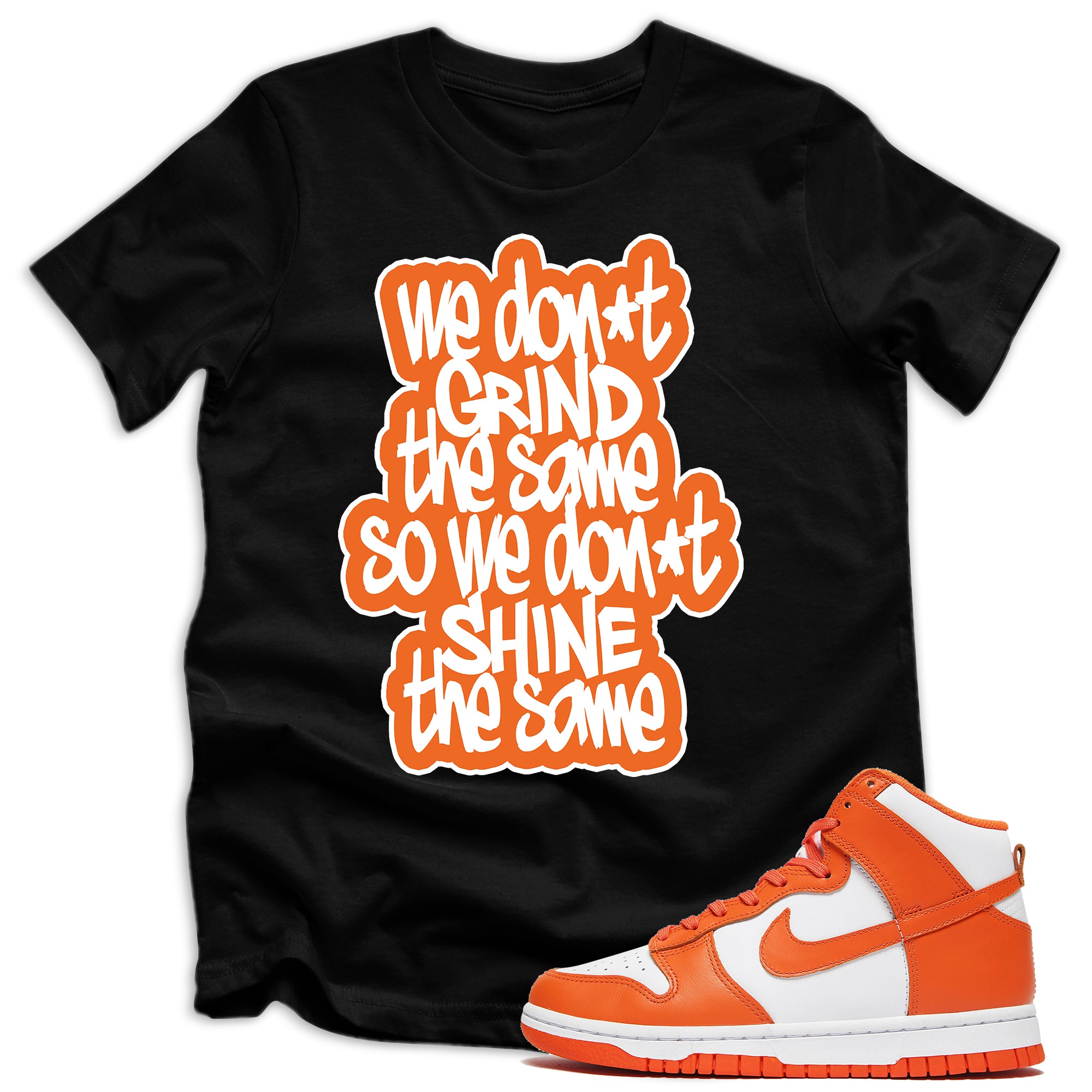 youth We Grind Shirt Nike Dunk High SP Syracuse photo
