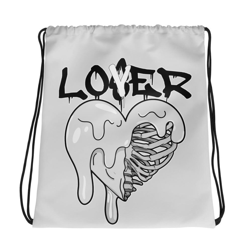 Lover Loser Drawstring Bag Nike Dunk Low Essential Black Paisley photo