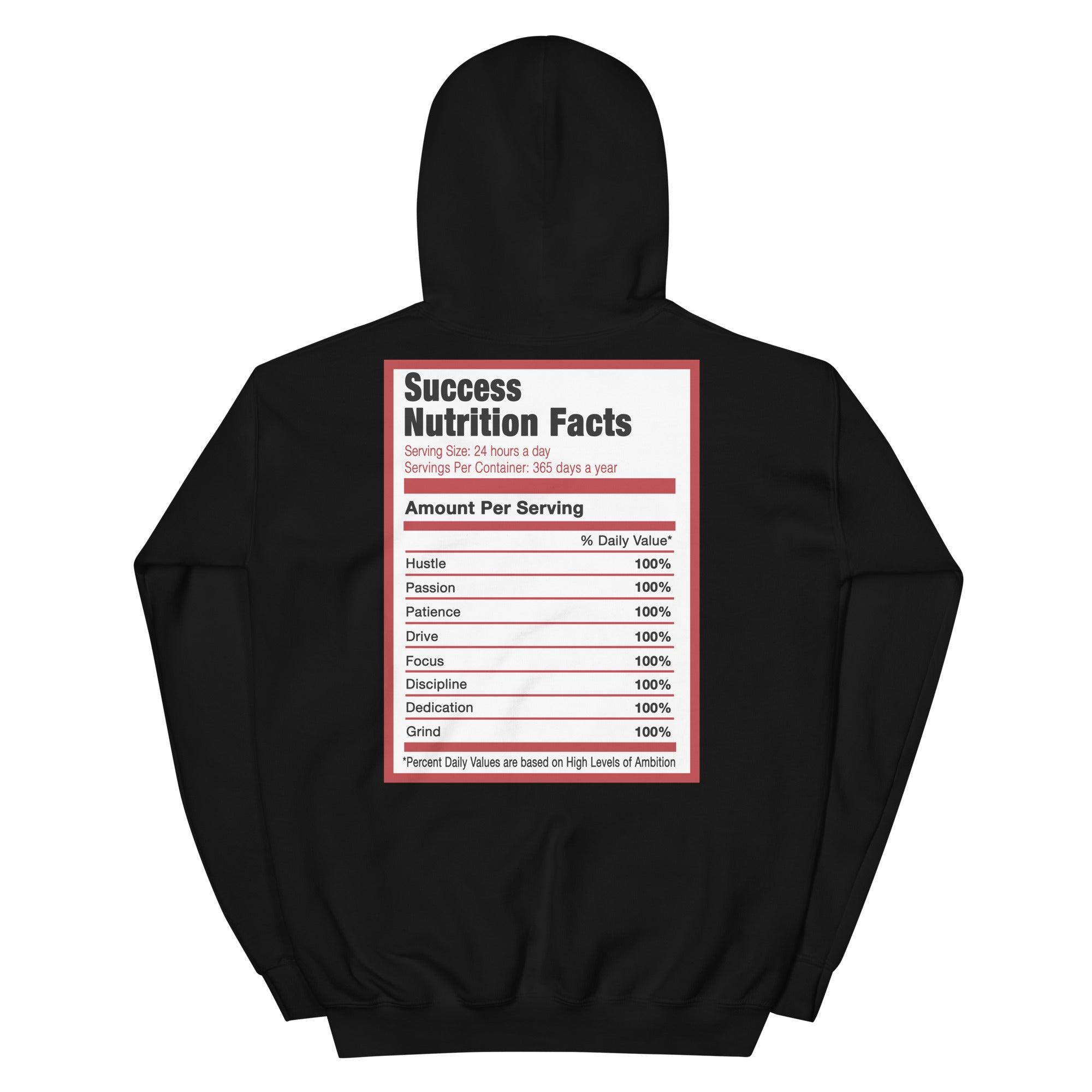 Black Success Nutrition Hoodie AJ 1 Retro High OG Heritage photo