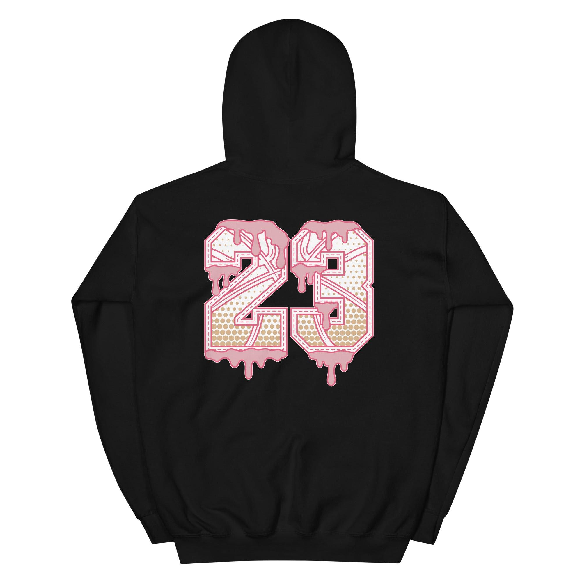 Black 23 Ball Hoodie AJ 1 Low Paint Drip photo