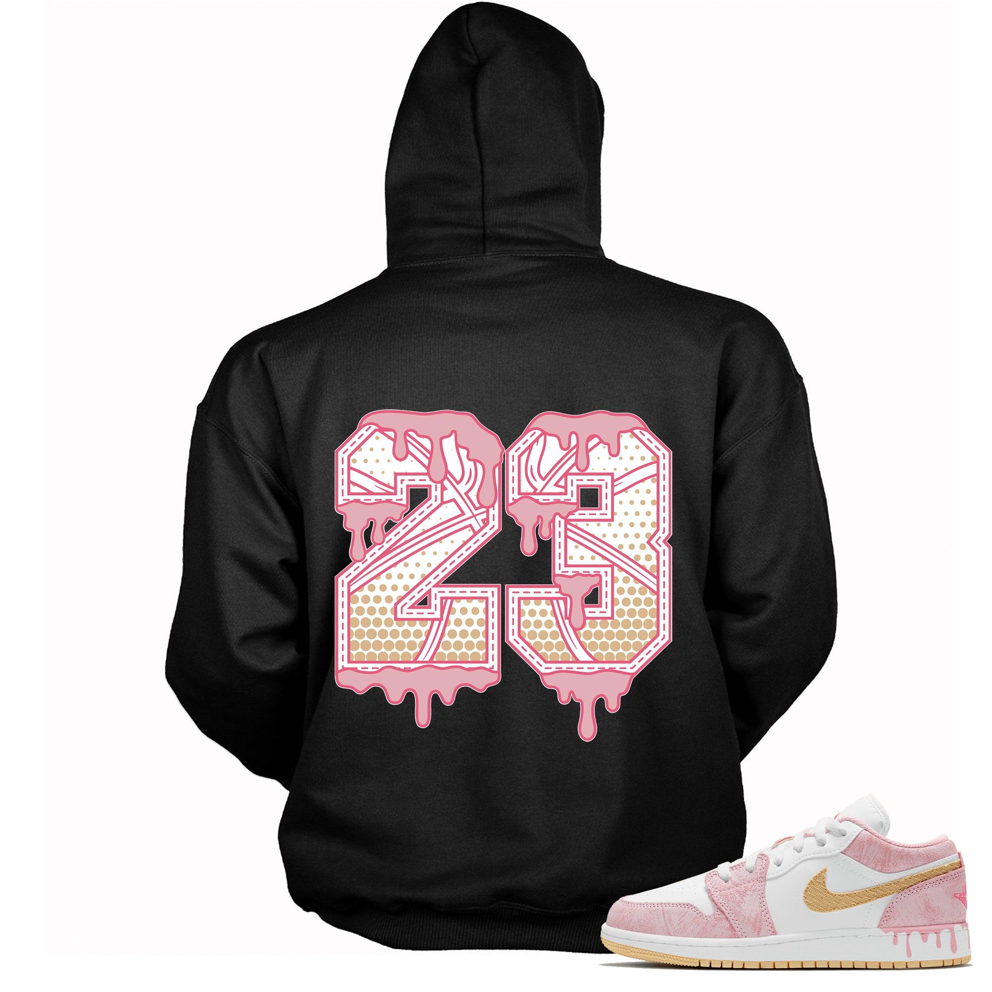 Number 23 Ball Hoodie AJ 1 Low Paint Drip photo