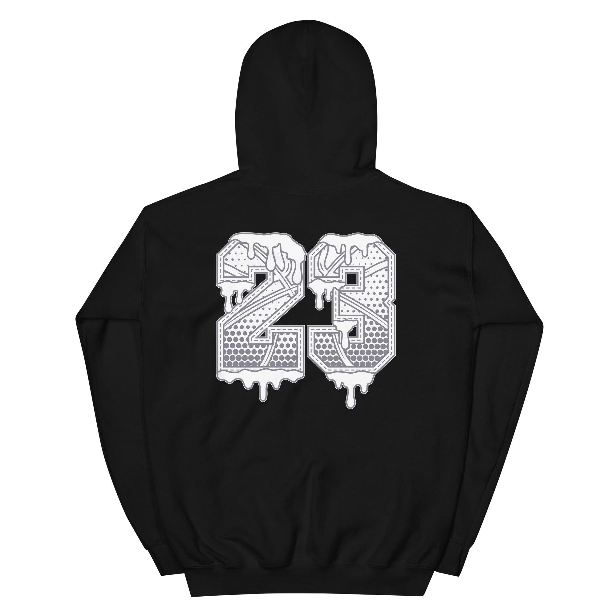 Black 23 Ball Hoodie AJ 1 Low Vintage Stealth Grey photo