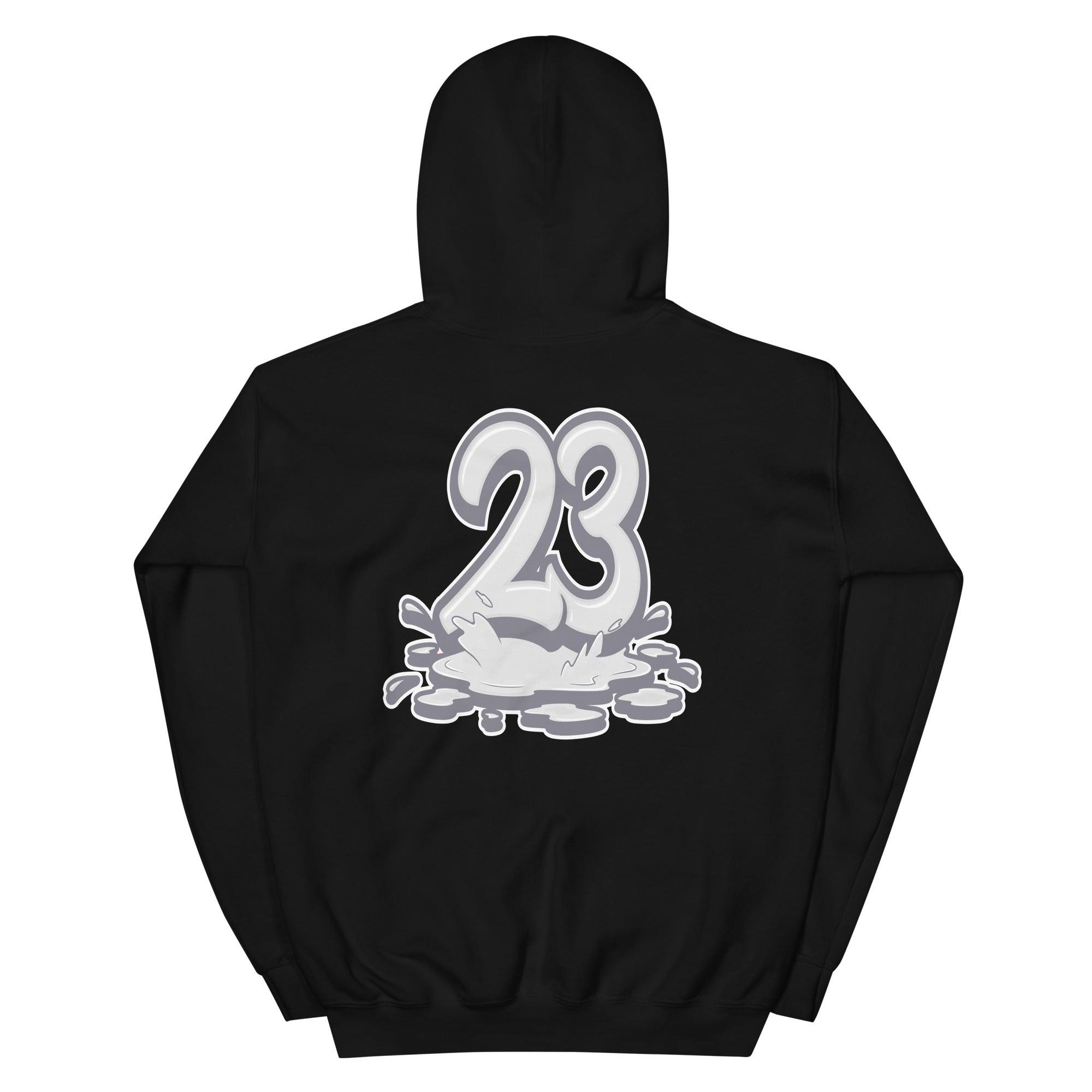 Black 23 Melting Hoodie AJ 1 Low Vintage Stealth Grey photo