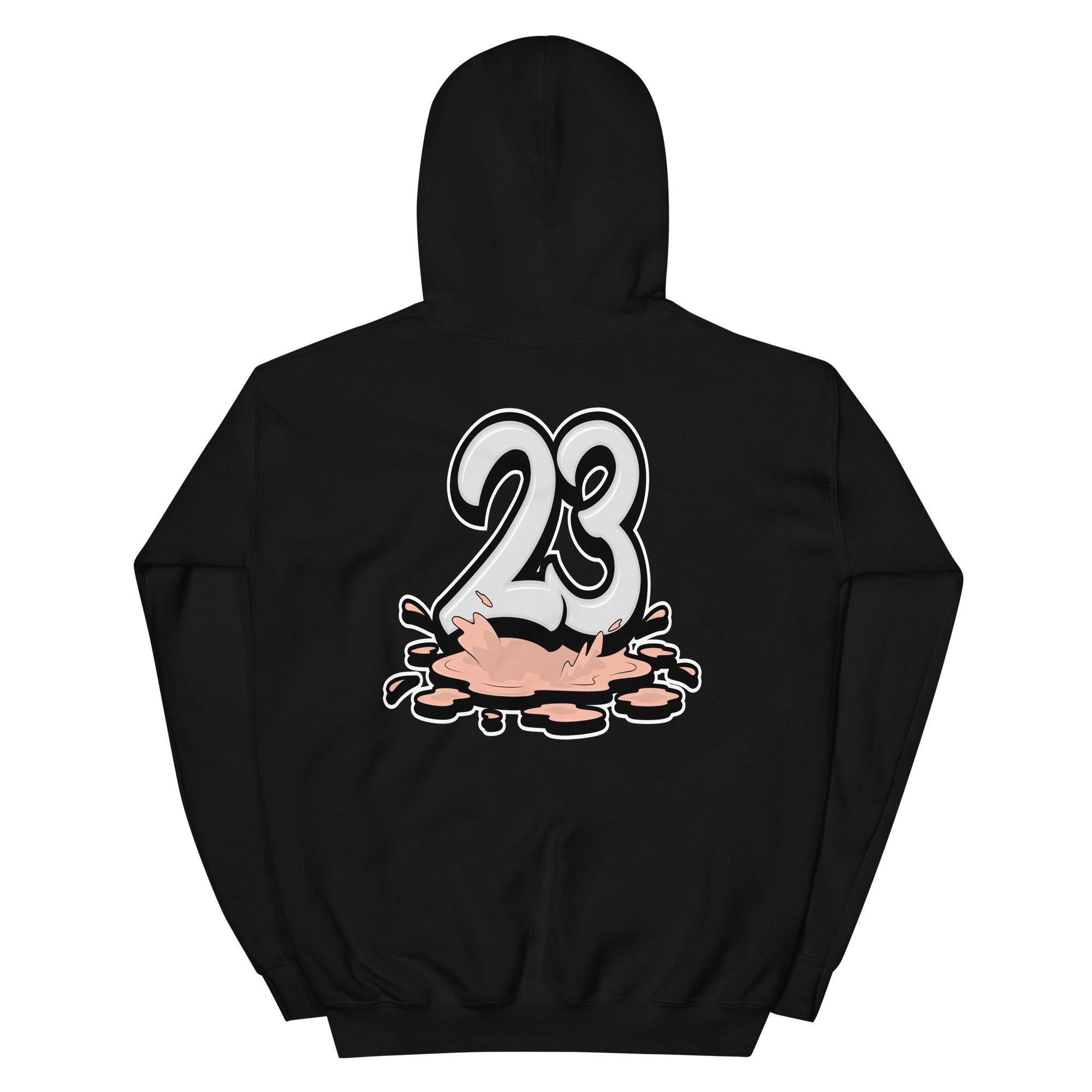 Black 23 Melting Hoodie AJ 1 Mid Arctic Orange photo