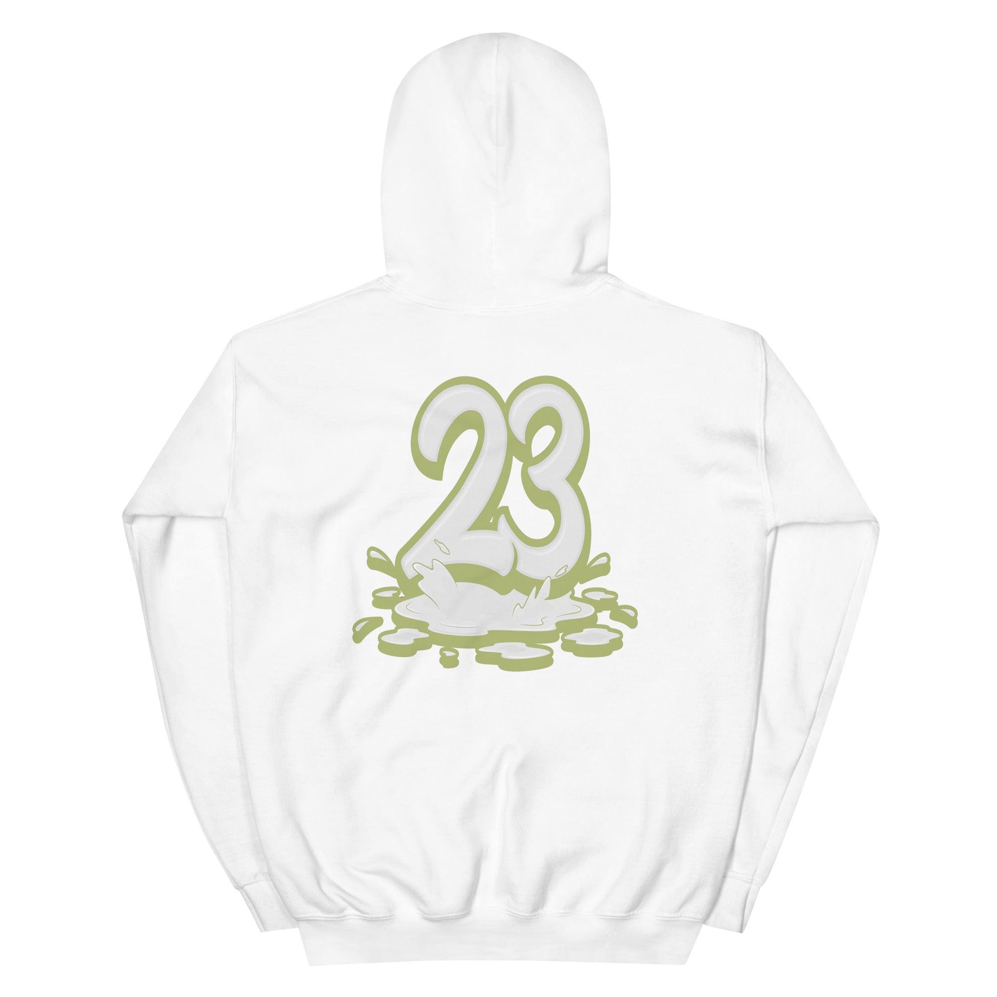 White 23 Melting Hoodie AJ 1 Mid Green Python photo