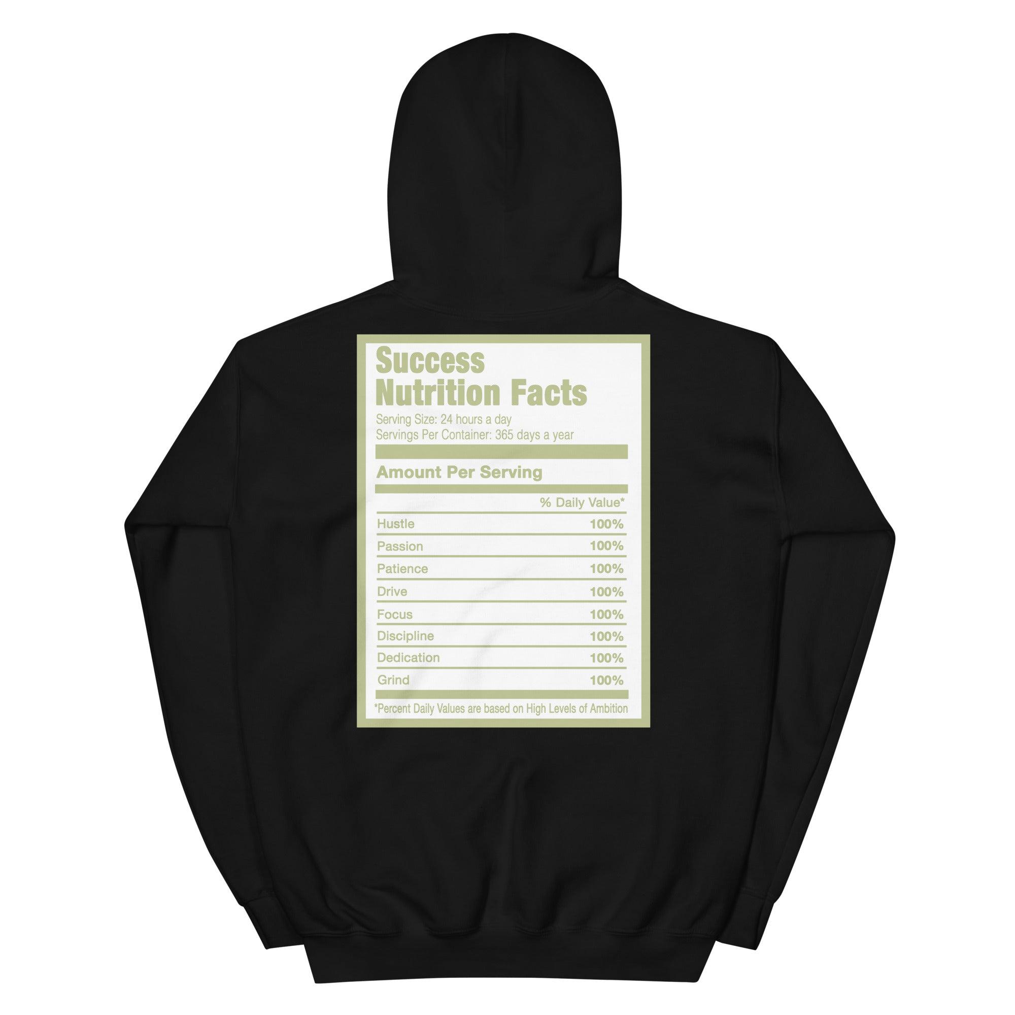 Black Success Nutrition Hoodie AJ 1 Mid Green Python photo