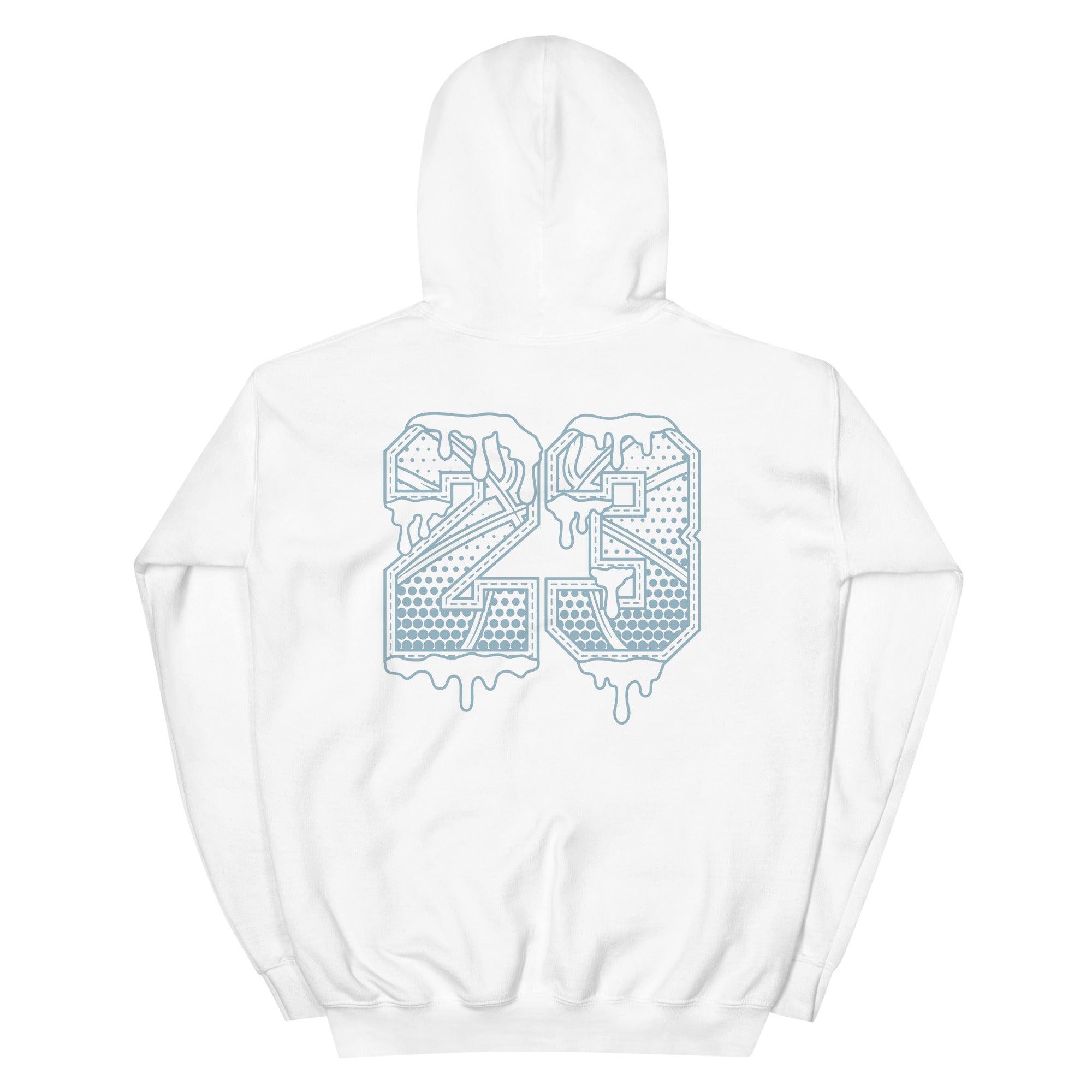 White 23 Ball Hoodie AJ 1 Mid UNC 2022 photo