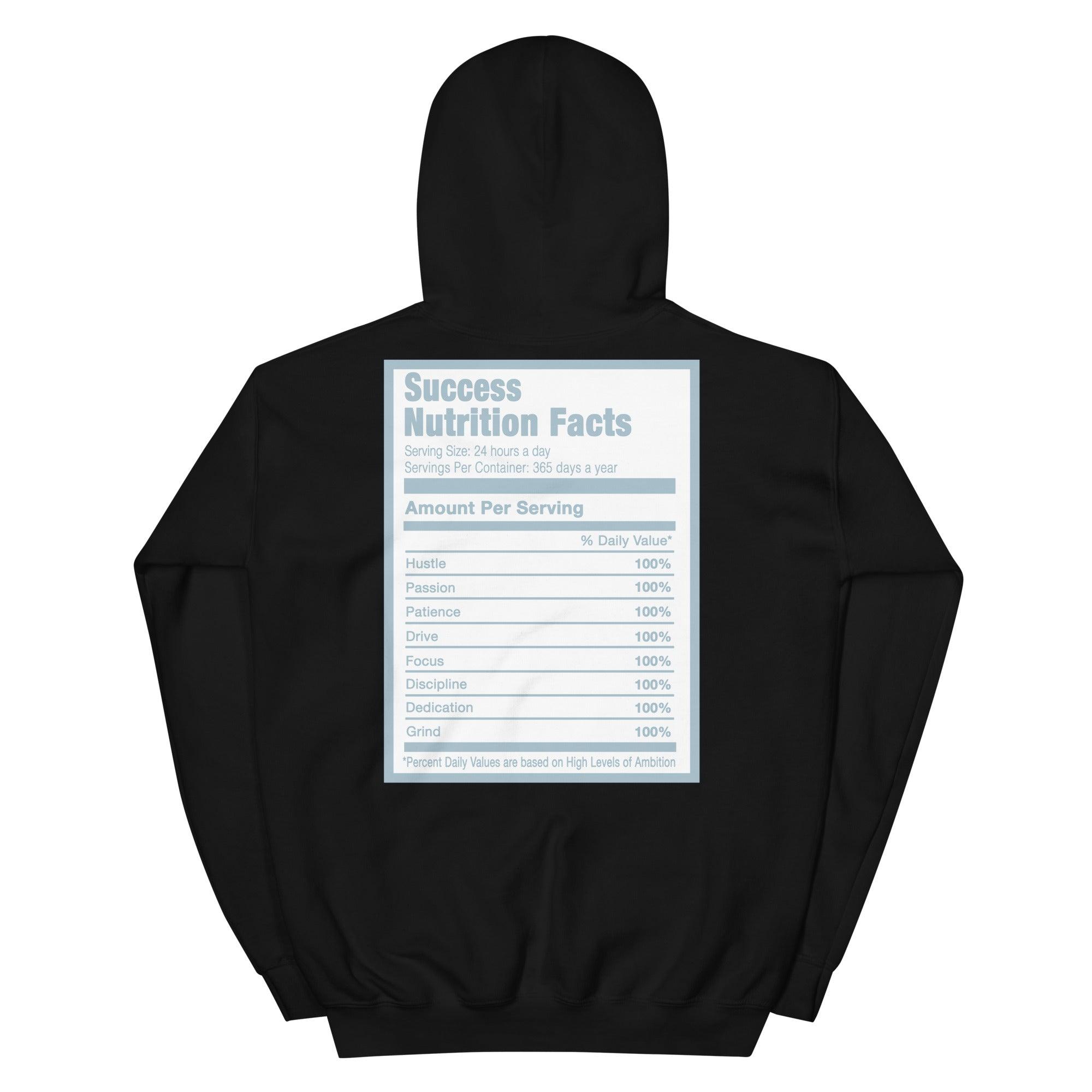Black Success Nutrition Hoodie AJ 1 Mid UNC photo