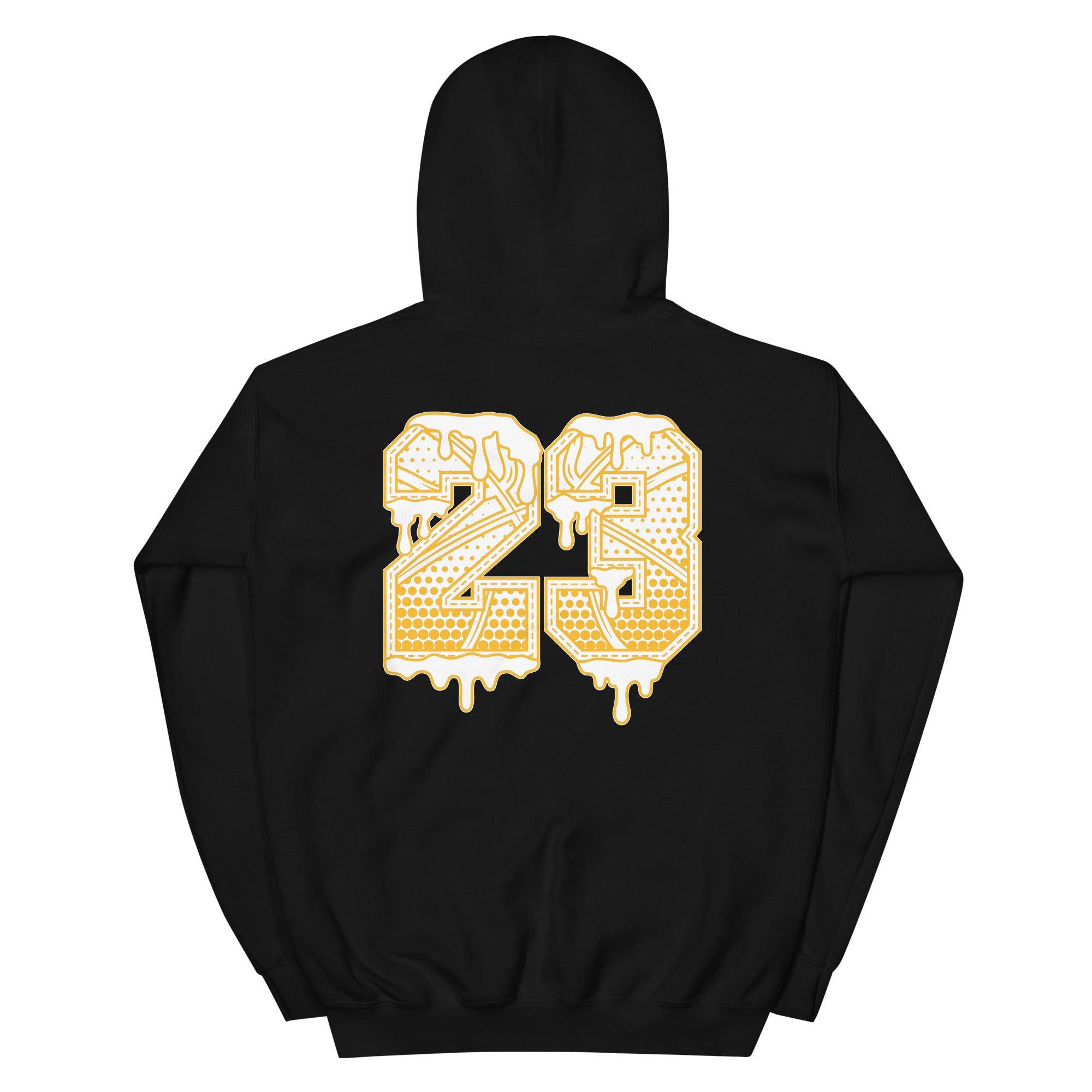 Black 23 Ball Hoodie AJ 1 Mid White University Gold photo