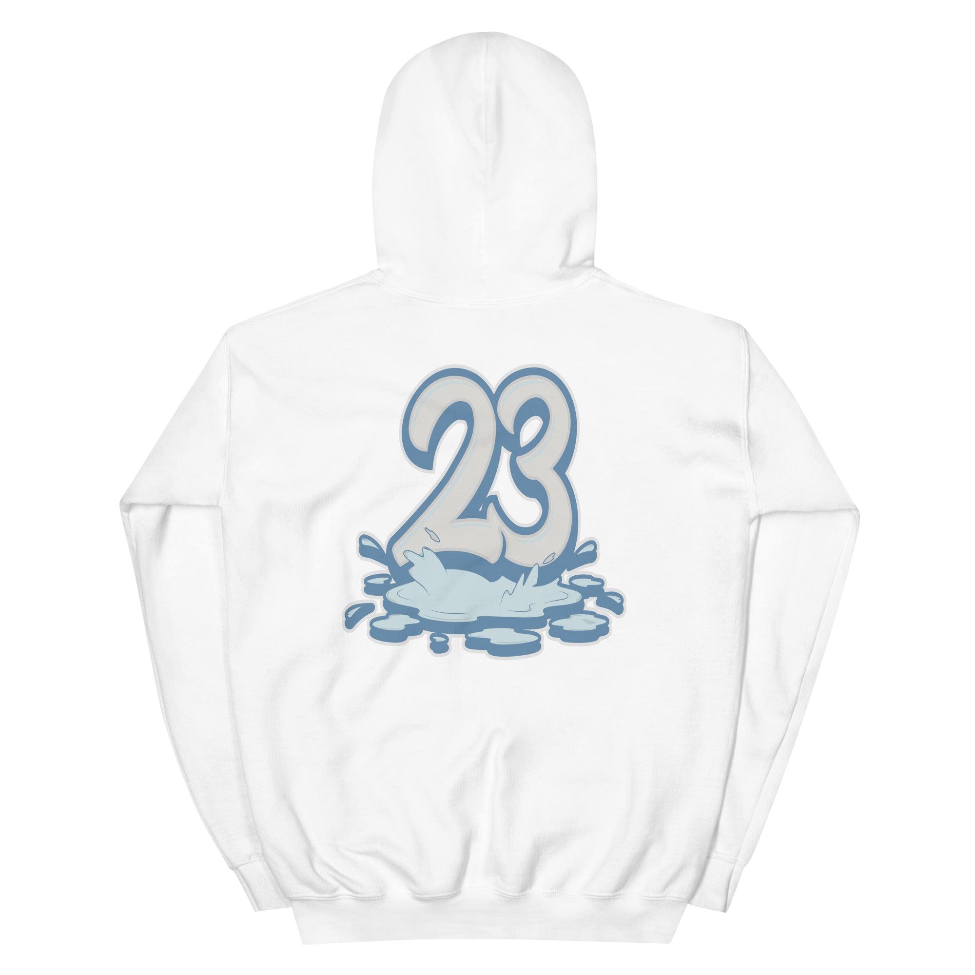 White 23 Melting Hoodie AJ 11 Adapt Dark Powder Blue photo