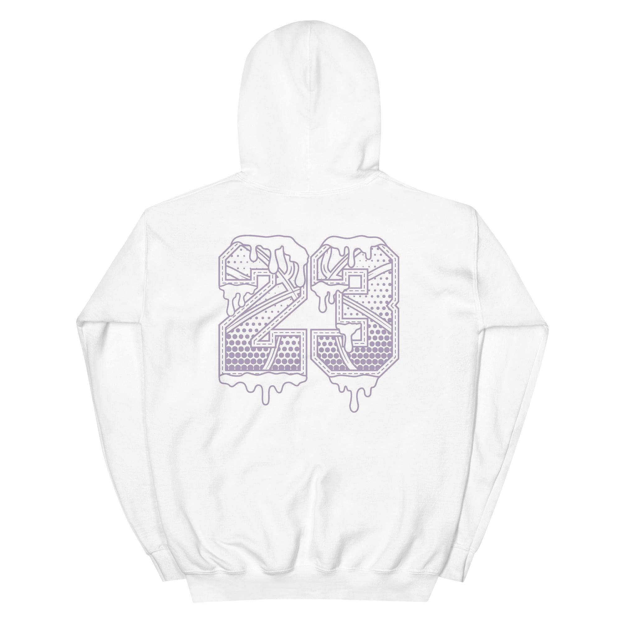 White 23 Ball Hoodie AJ 11 Retro Low Pure Violet photo