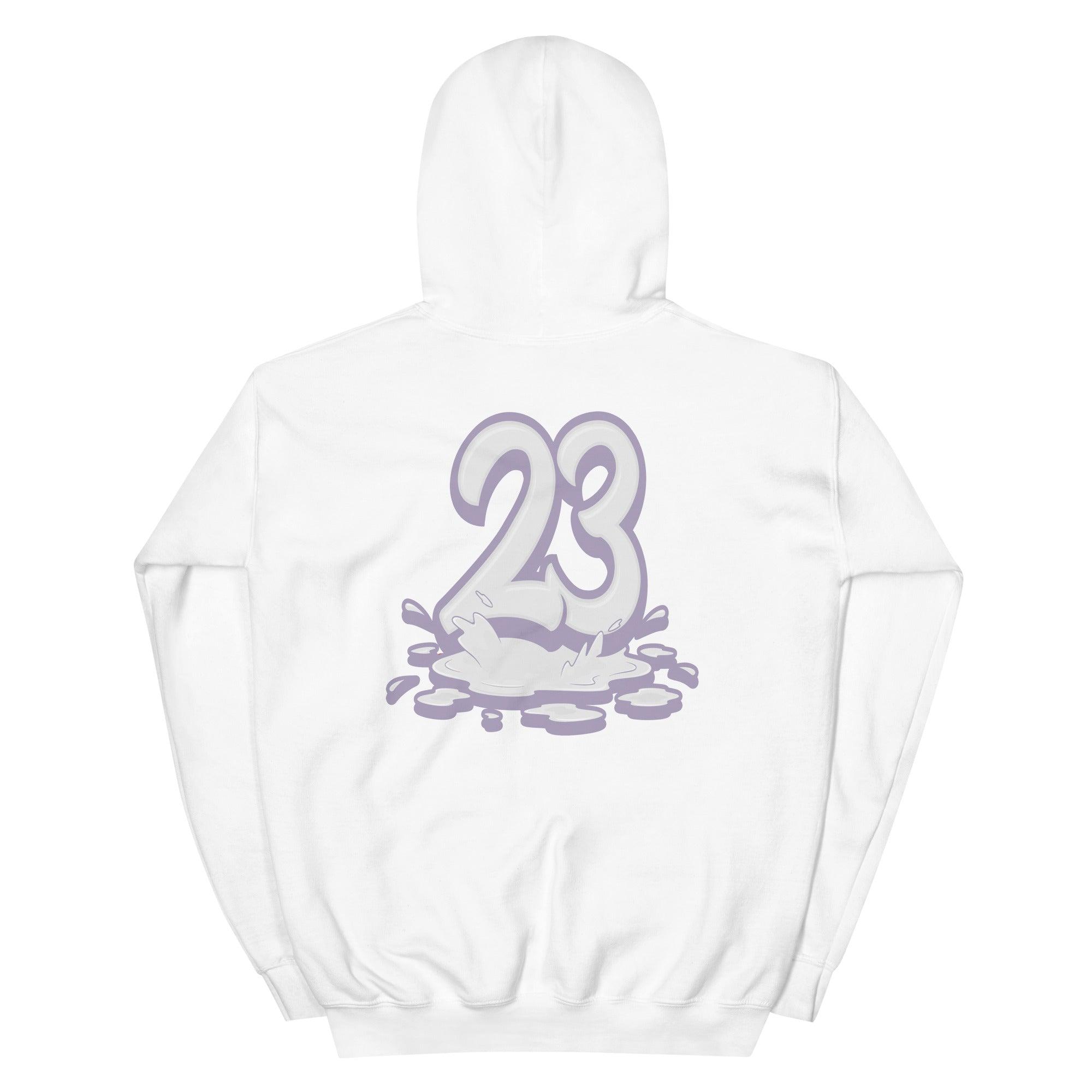 White 23 Melting Hoodie AJ 11 Retro Low Pure Violet photo