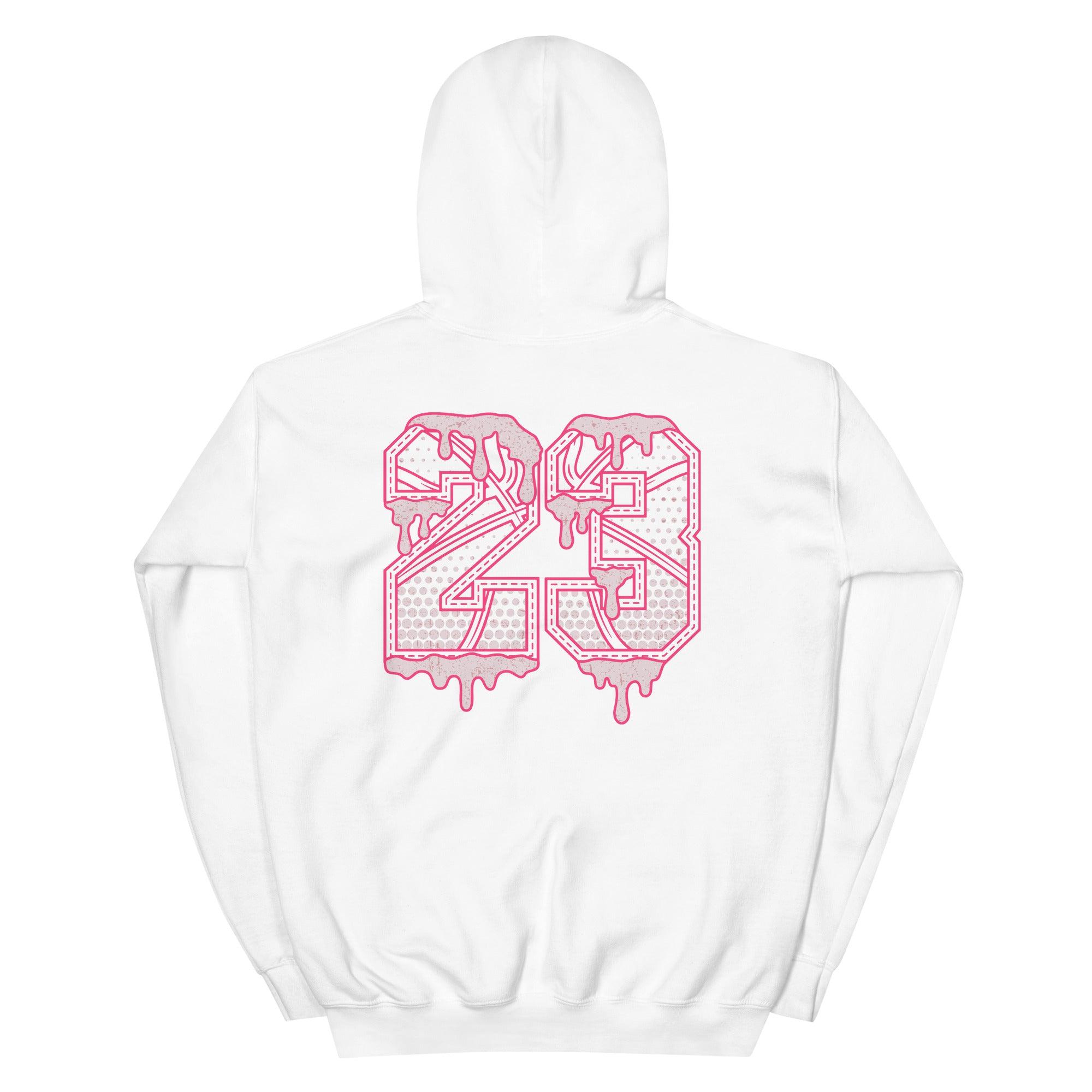 white 23 Ball Hoodie AJ 12 Retro Arctic Punch Hyper Pink photo