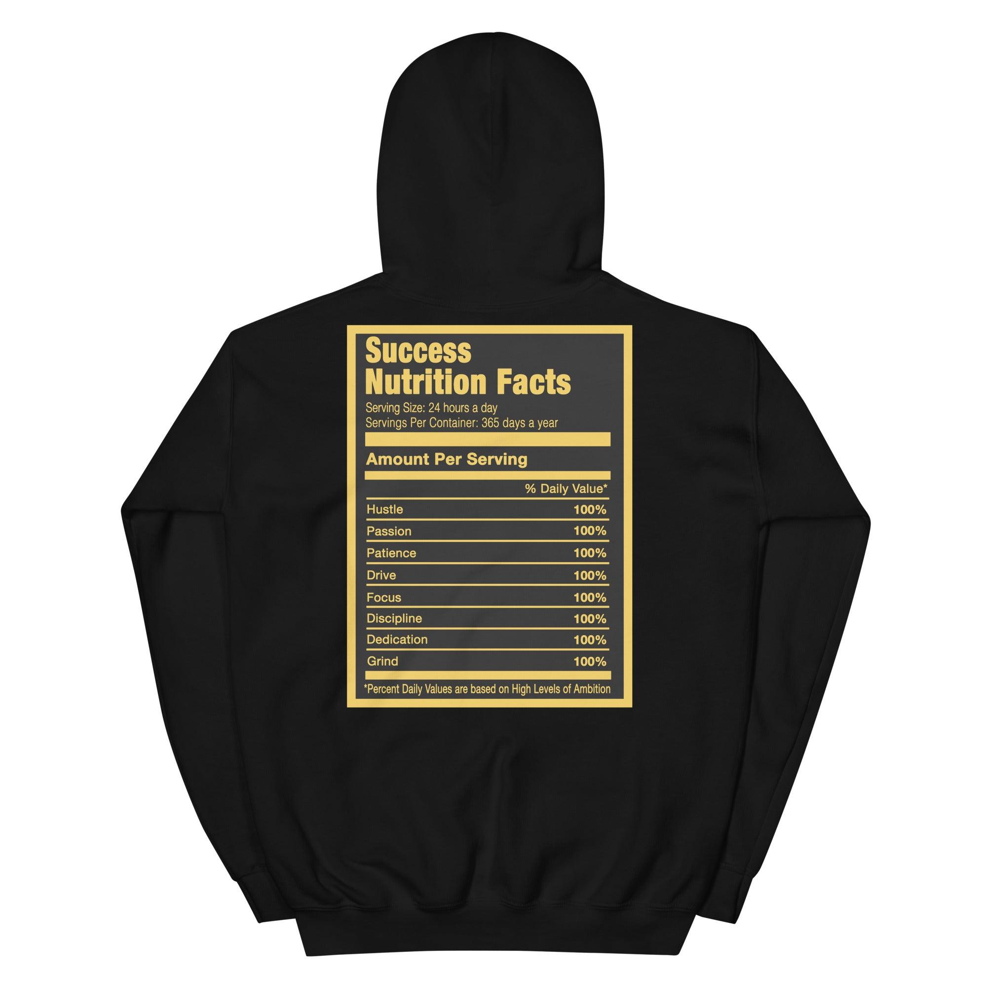 Success Nutrition Facts Sneaker Sweatshirt AJ 12 Black Taxi photo