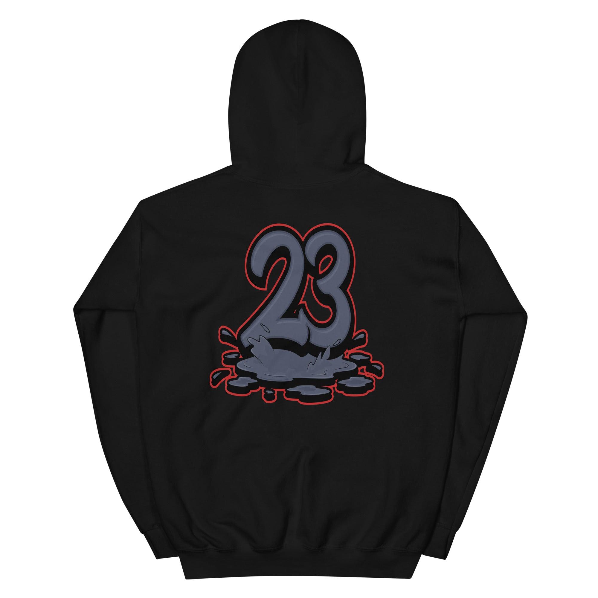 Black 23 Melting Hoodie AJ 12 Retro Utility photo