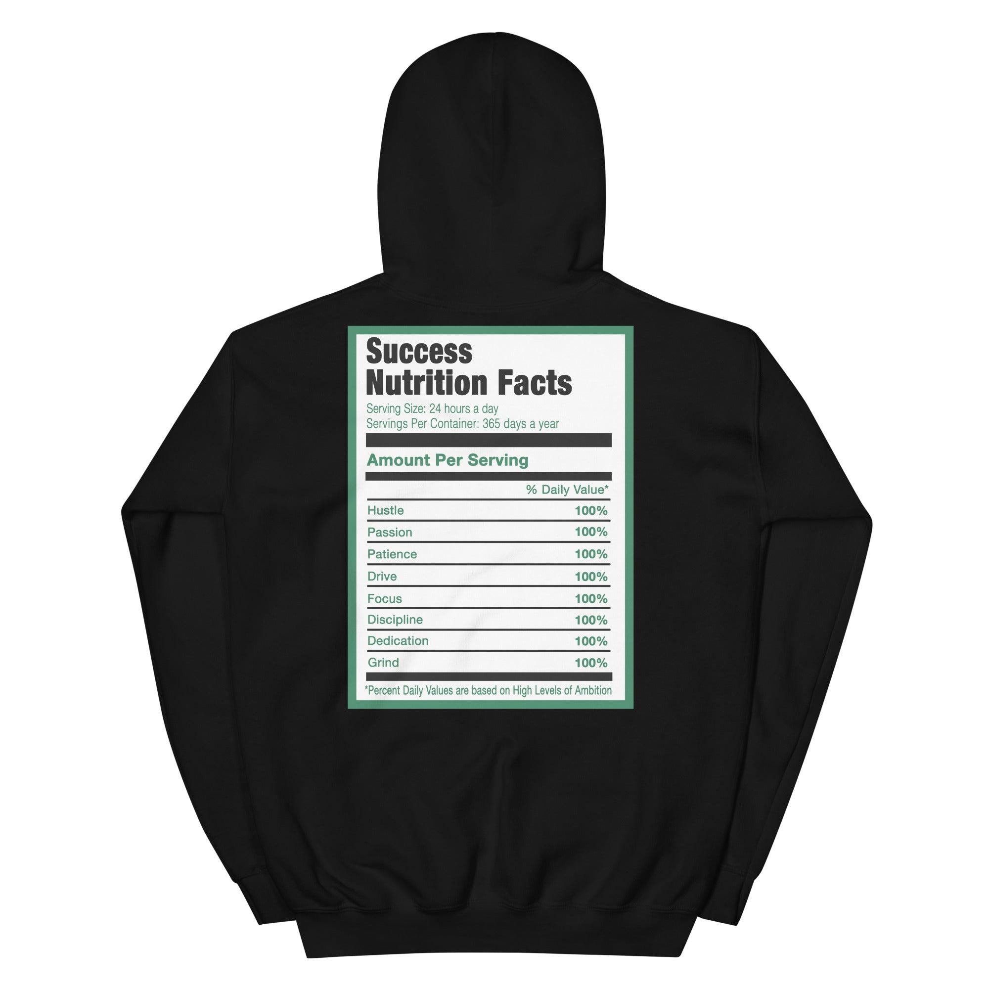 Black Success Nutrition Hoodie AJ 13 Lucky Green photo