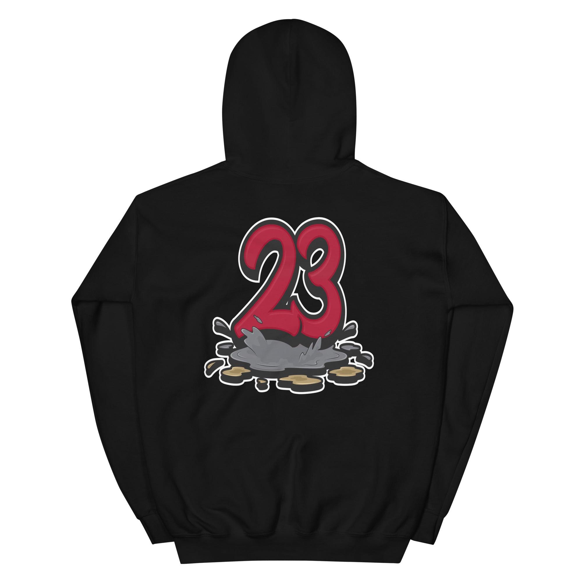 Black 23 Melting Hoodie AJ 13 Red Flint photo