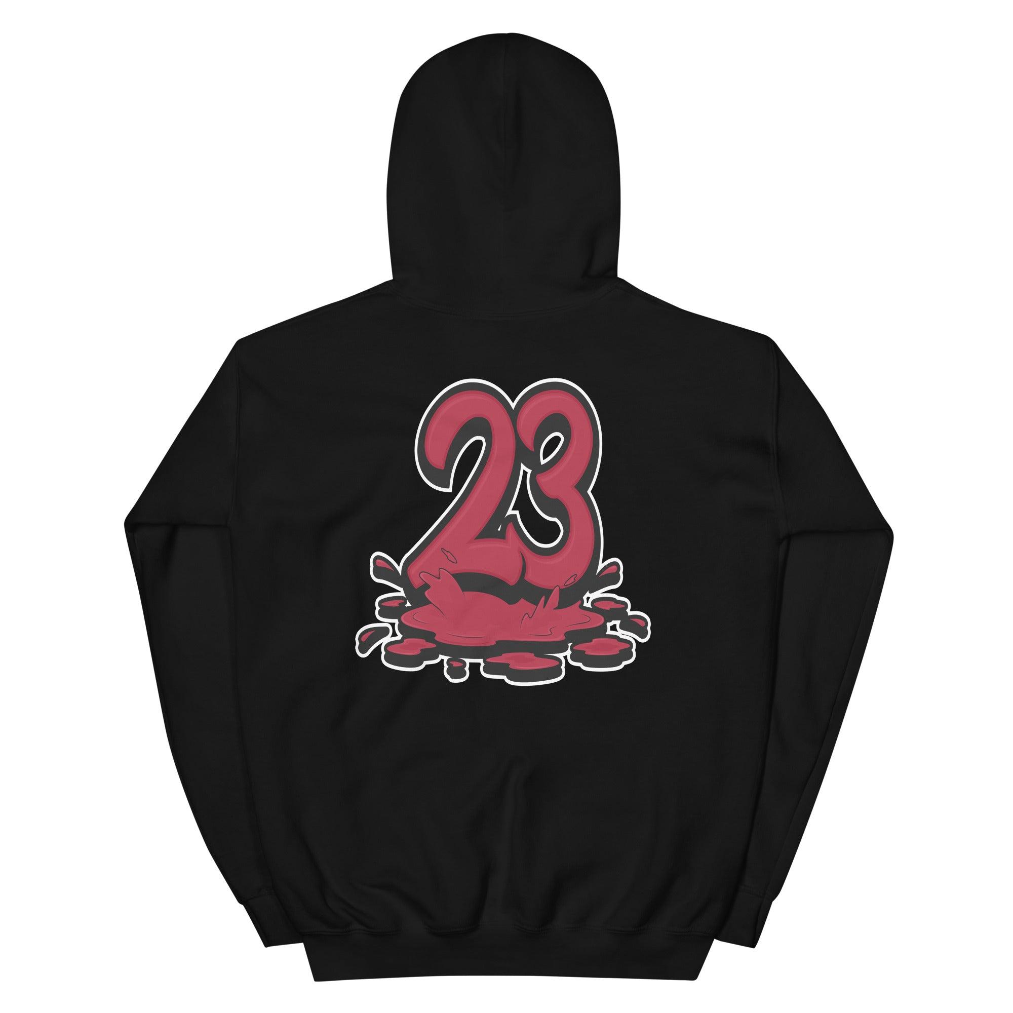 Black 23 Melting Hoodie AJ 14 Retro Low Red Lipstick Womens photo