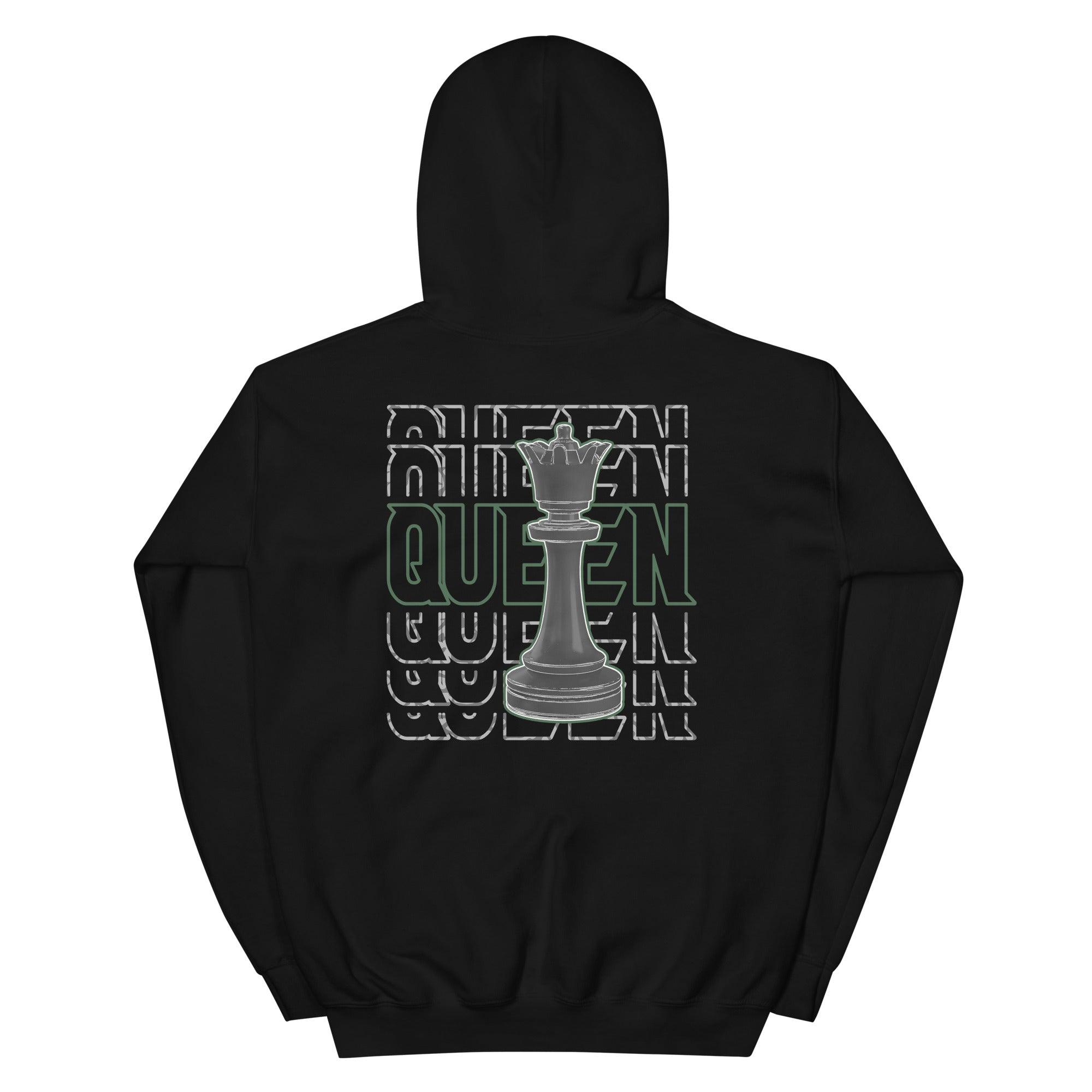 Black Queen Hoodie Jordan 3s Pine Green photo