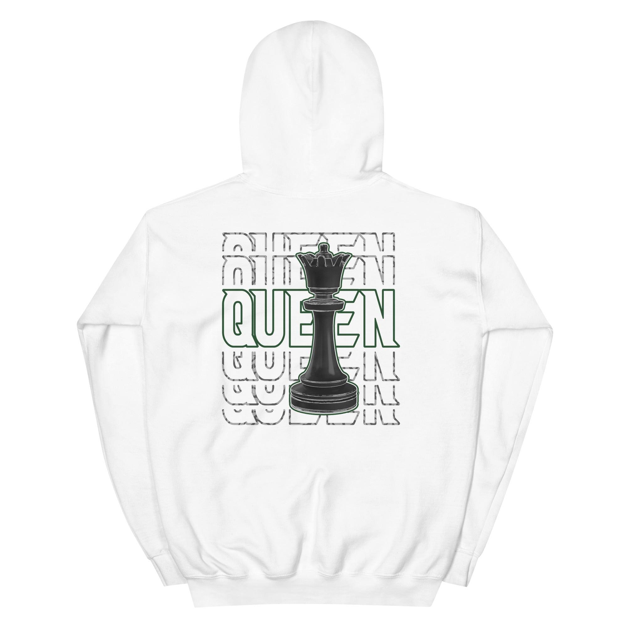 White Queen Hoodie Jordan 3s Pine Green photo