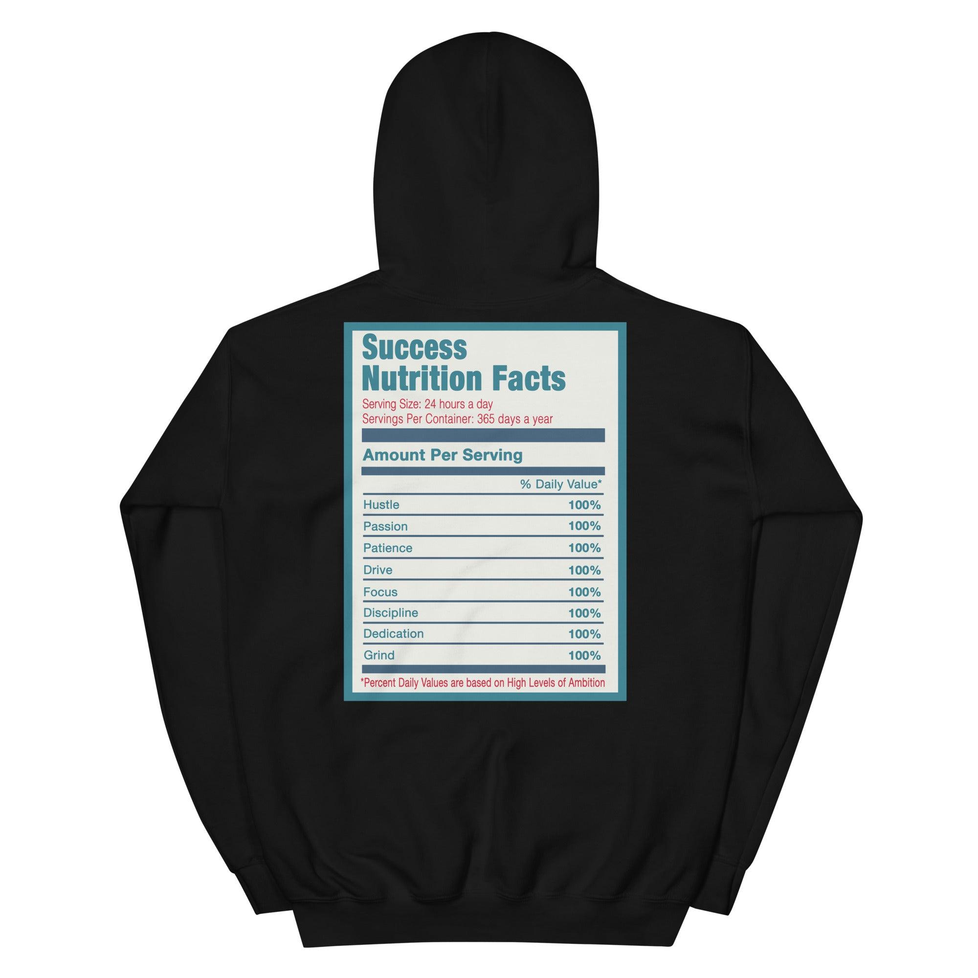 Black Success Nutrition Hoodie AJ 4 Deep Ocean photo