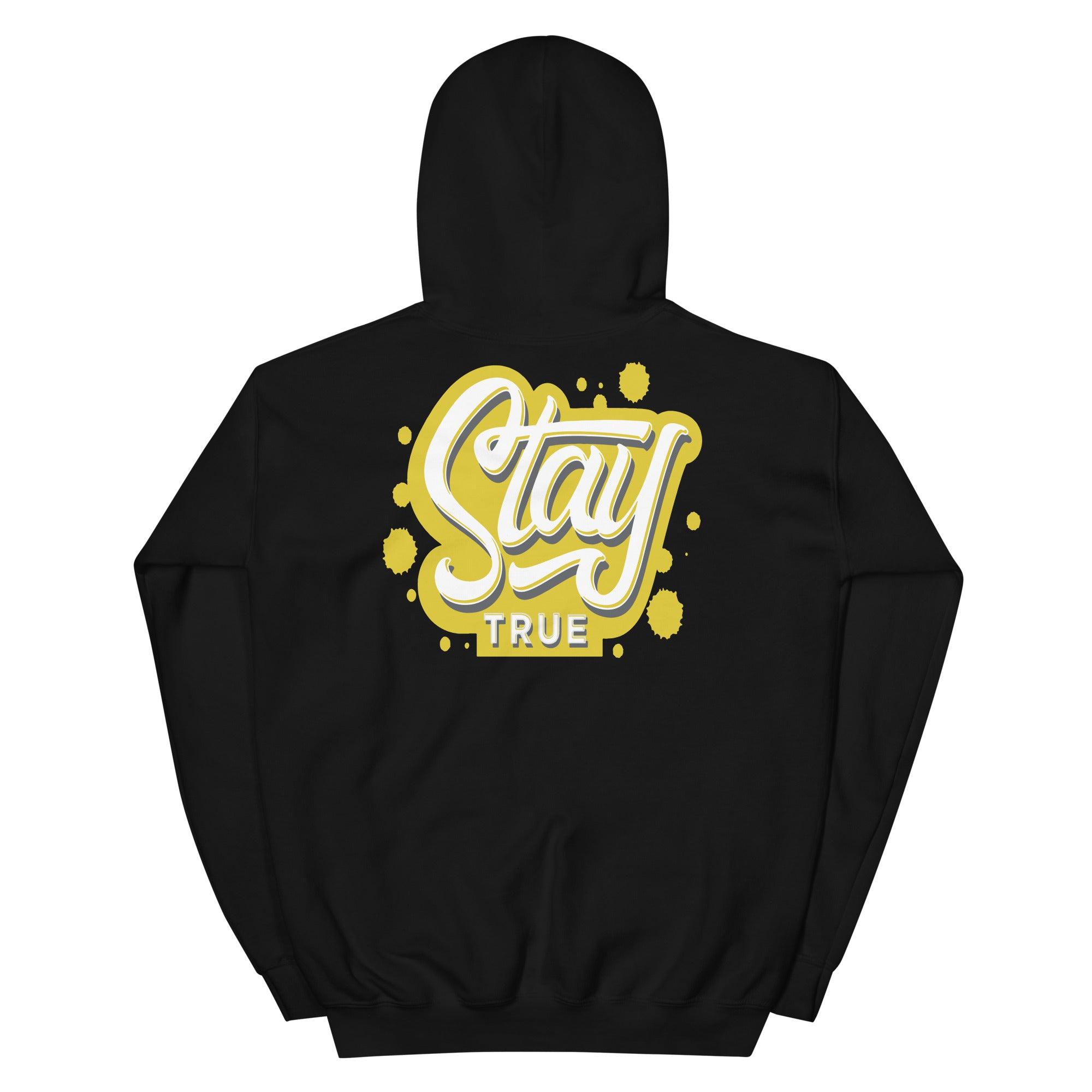 Black Stay True Hoodie AJ 4 Retro Lightning photo