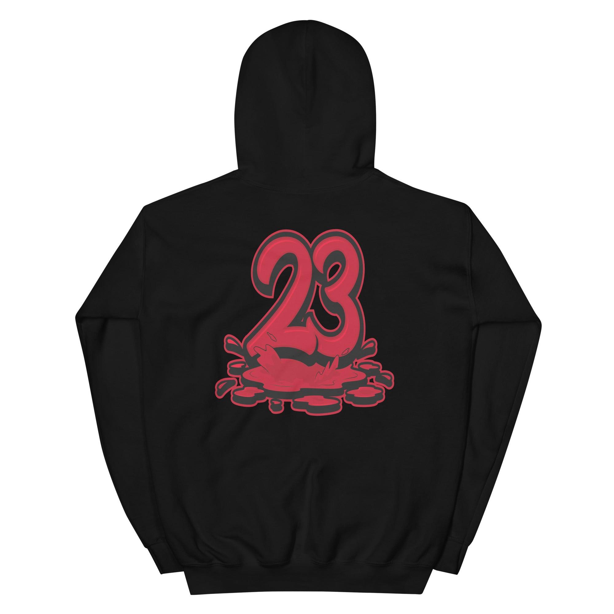 Black 23 Melting Hoodie Air Jordan 4 Red Thunder photo