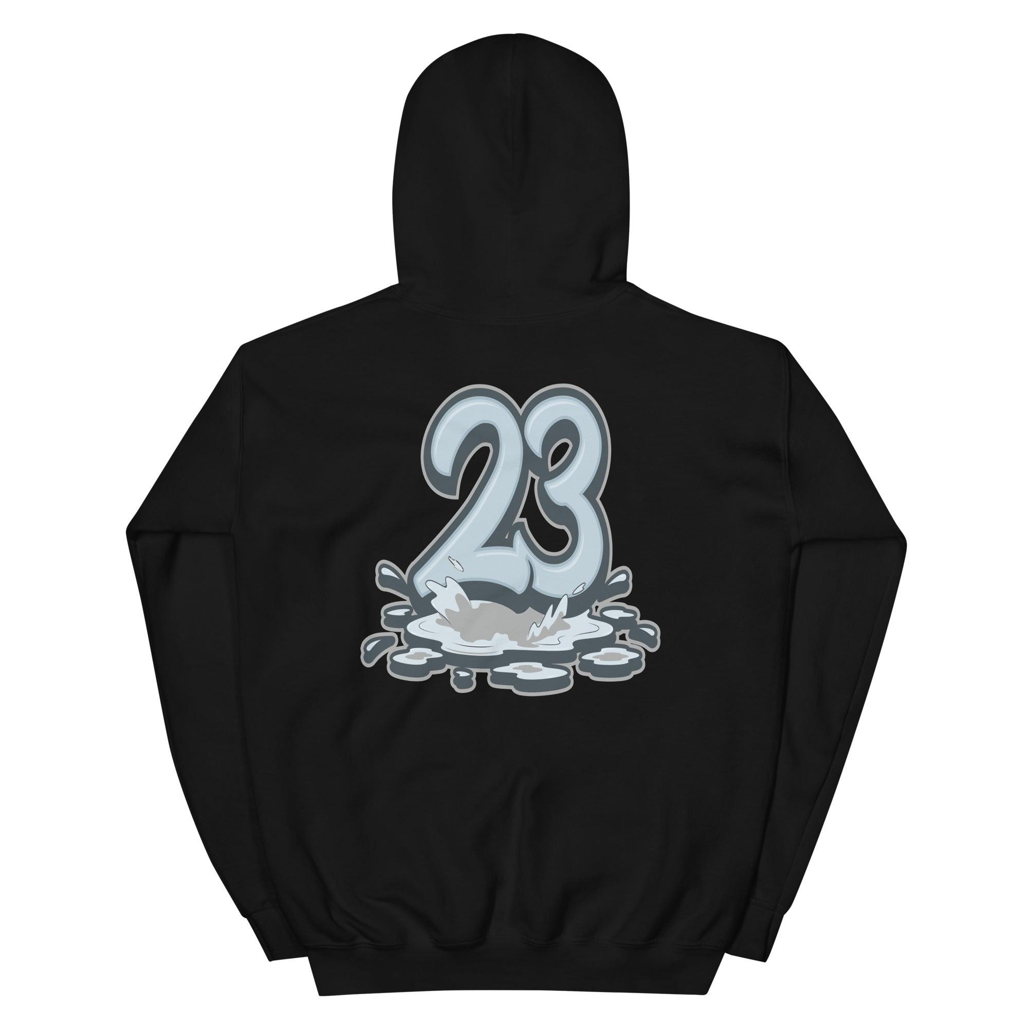 Black 23 Melting Hoodie AJ 5 Retro Blue Bird photo