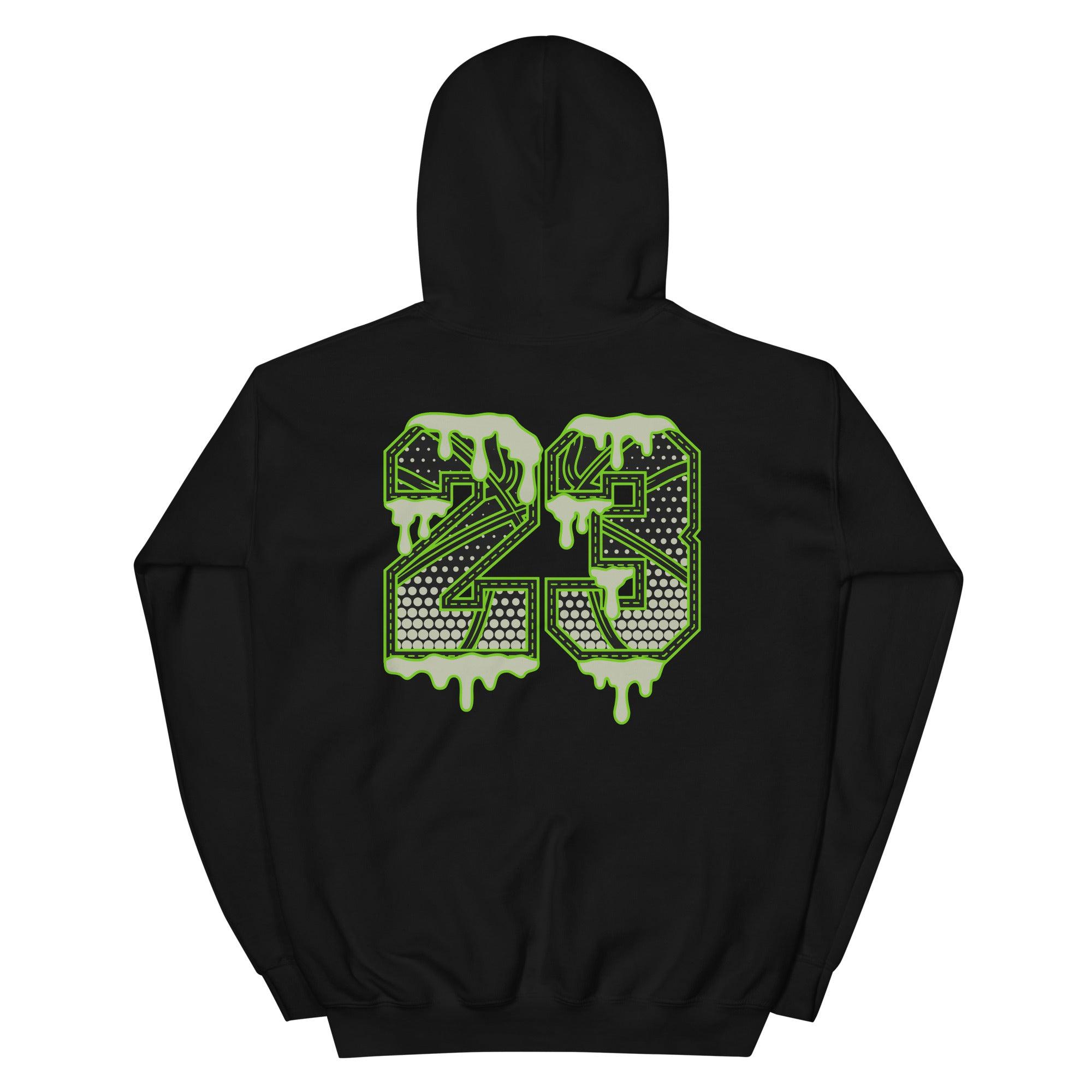 Black 23 Ball Hoodie AJ 6 Retro Electric Green photo