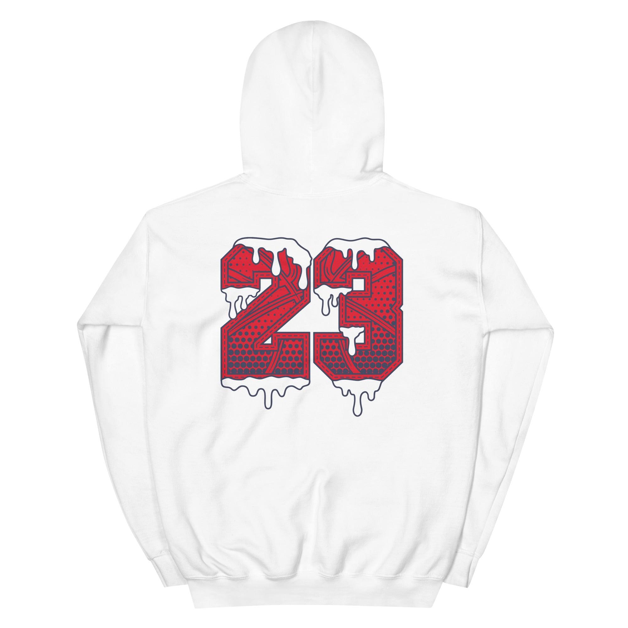 White 23 Ball Hoodie AJ 7 Retro Quai 54 photo