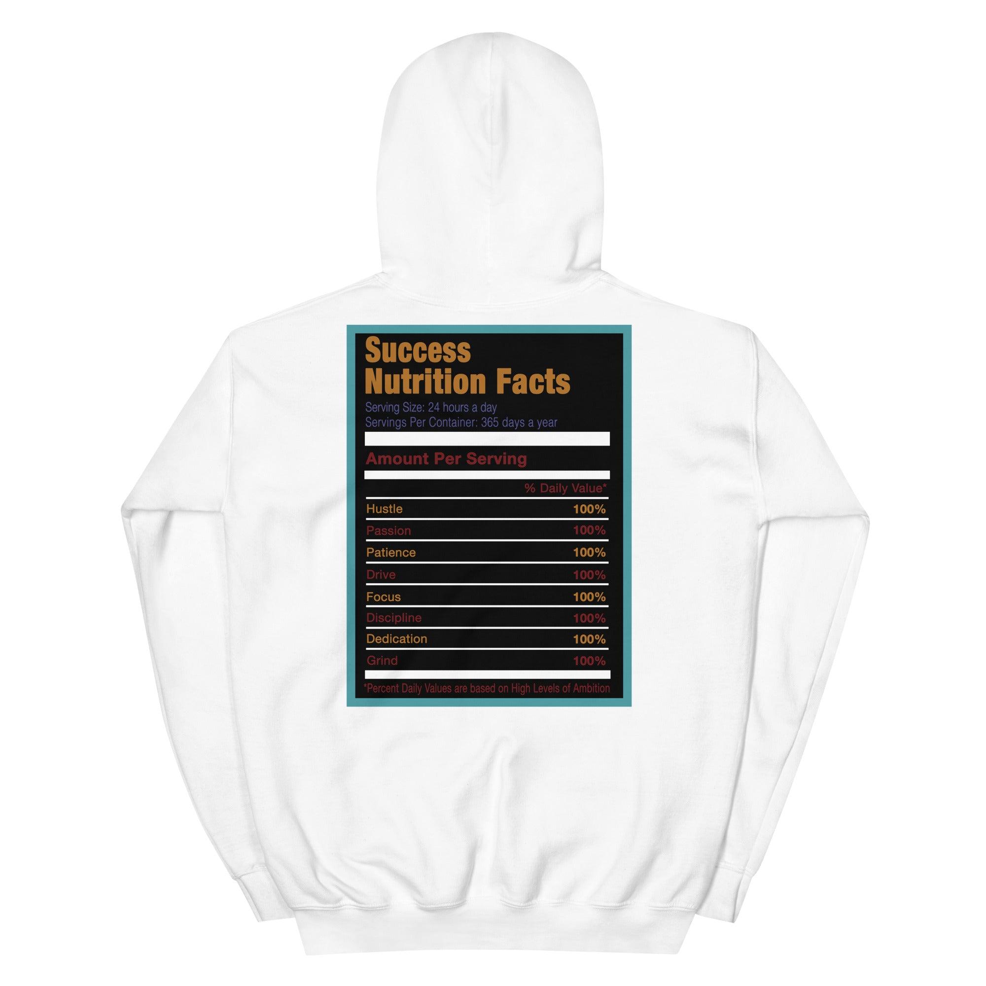 White Success Nutrition Hoodie AJ 9 Dream It Do It photo