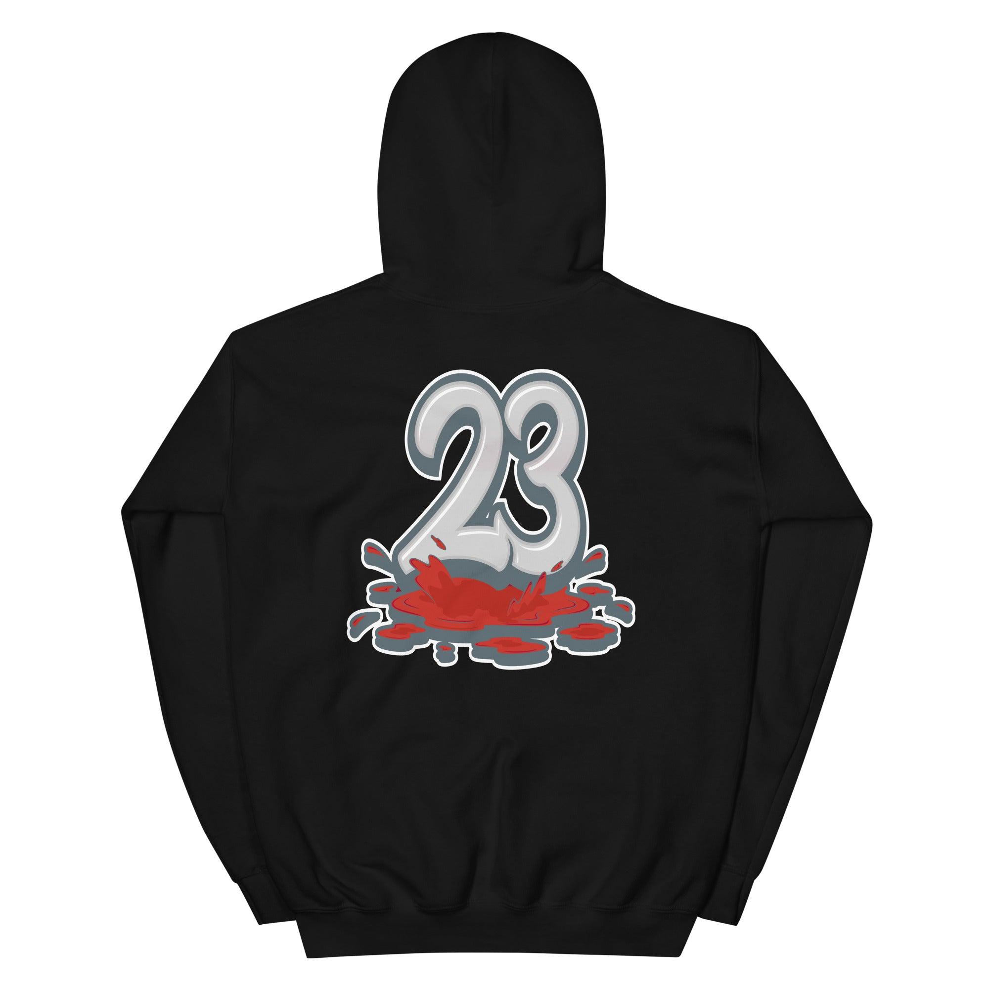 Black 23 Melting Hoodie Air Jordan 9 Red Fire photo