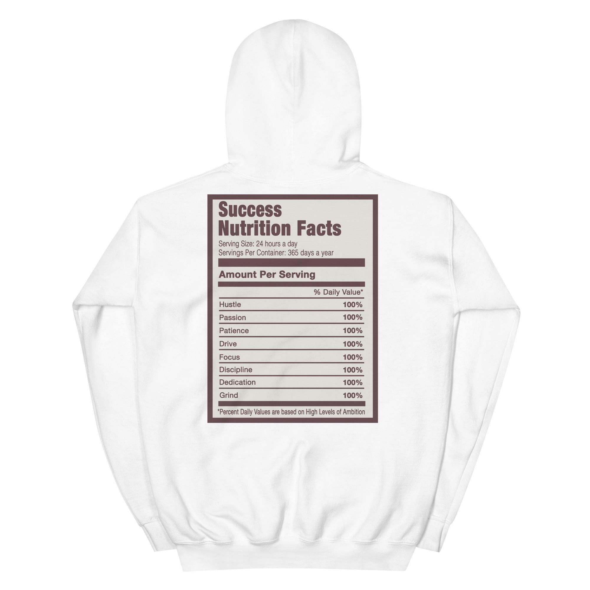 White Success Nutrition Hoodie AJ 1 High OG A Ma Maniére photo
