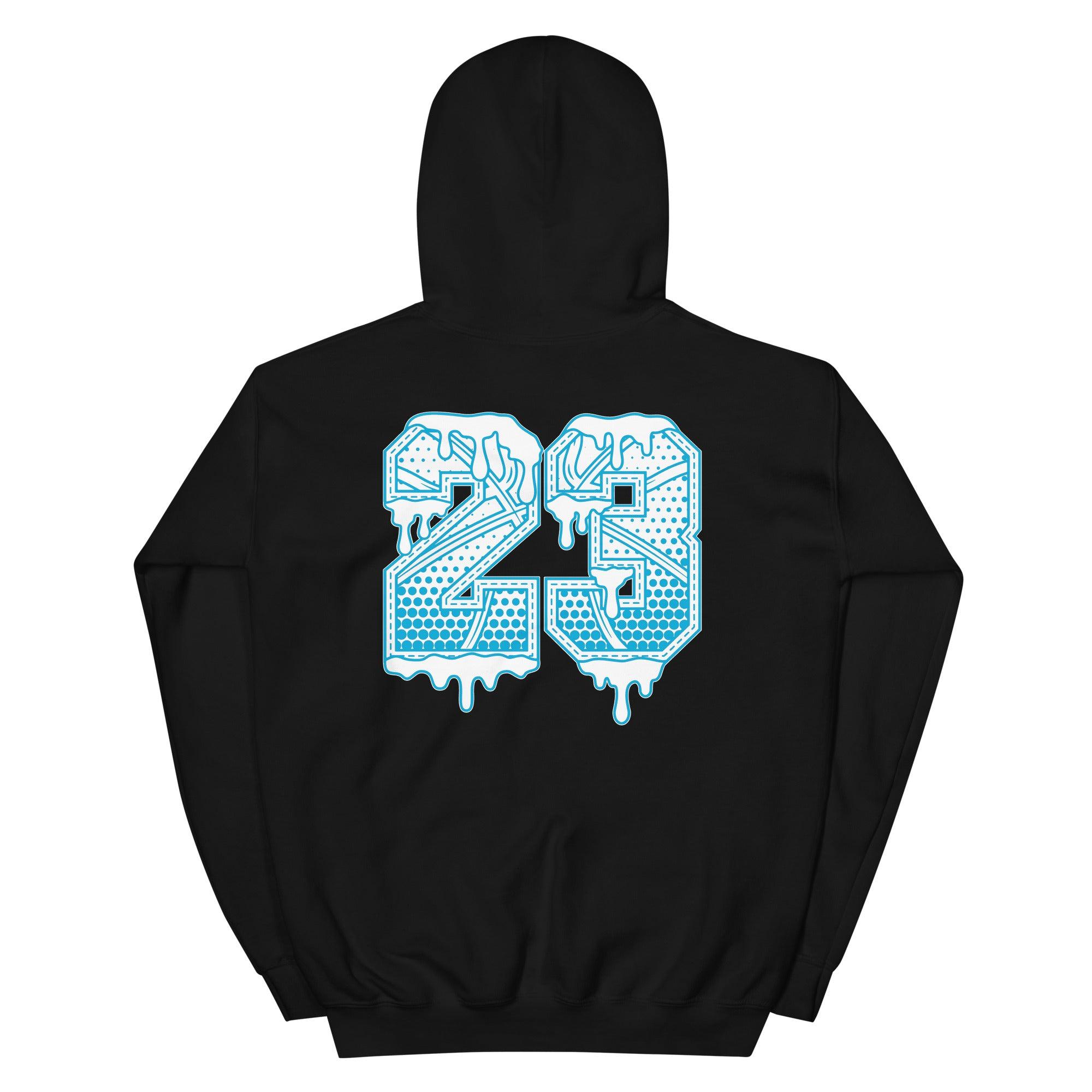 Black 23 Ball Hoodie Nike Dunk High Retro Laser Blue photo