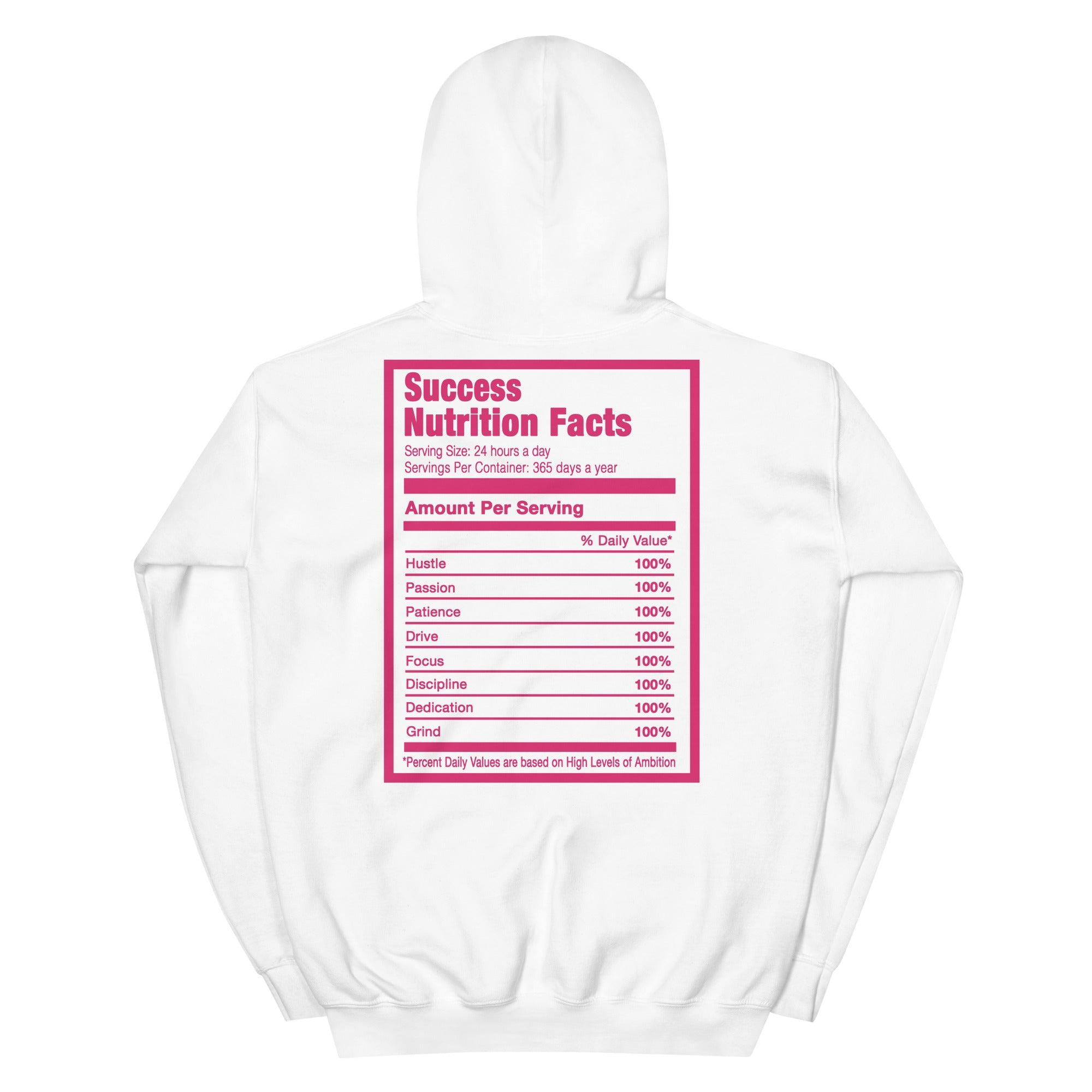 White Success Nutrition Hoodie Nike Dunk High Pink Prime photo