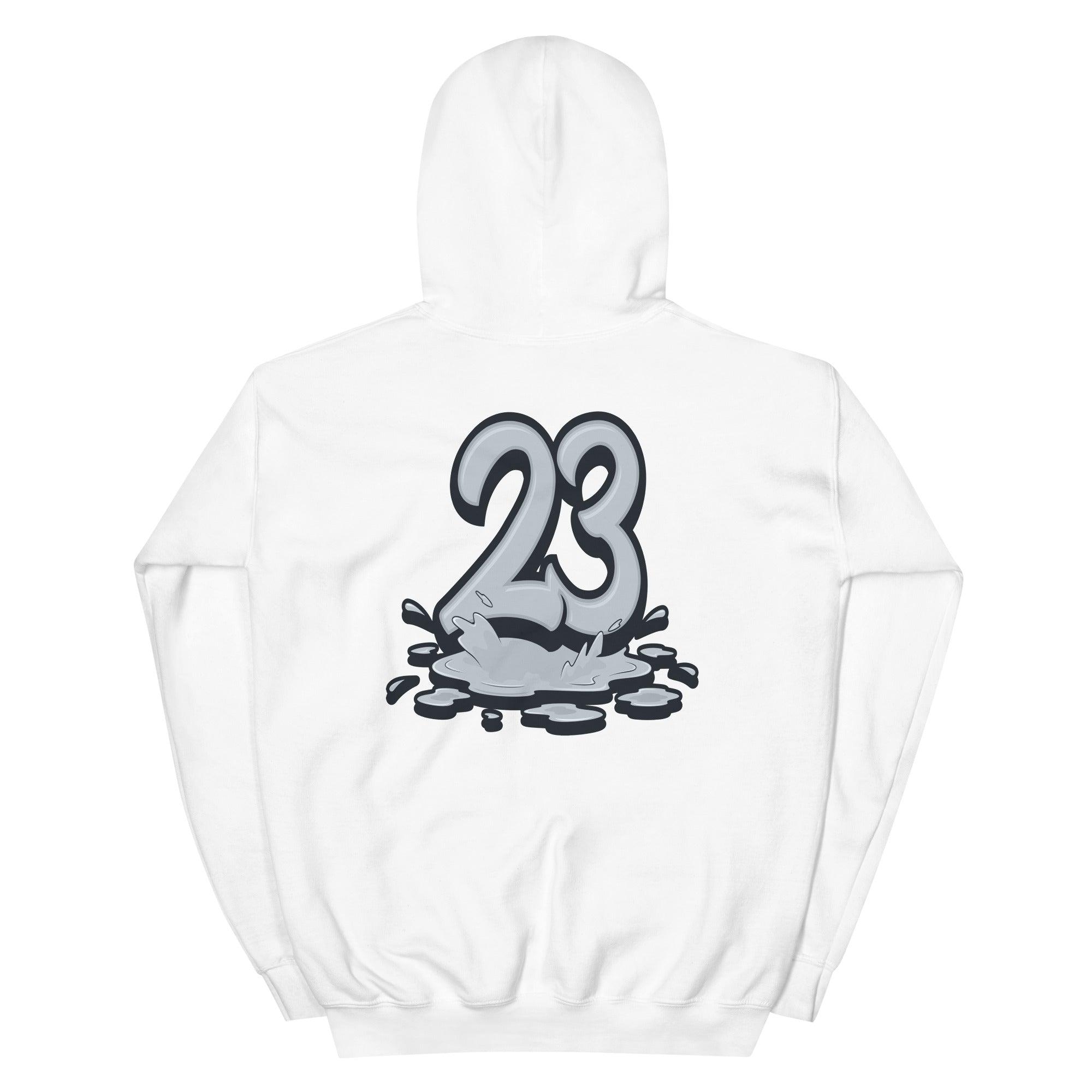 White 23 Melting Hoodie Nike Dunk Low Georgetown photo