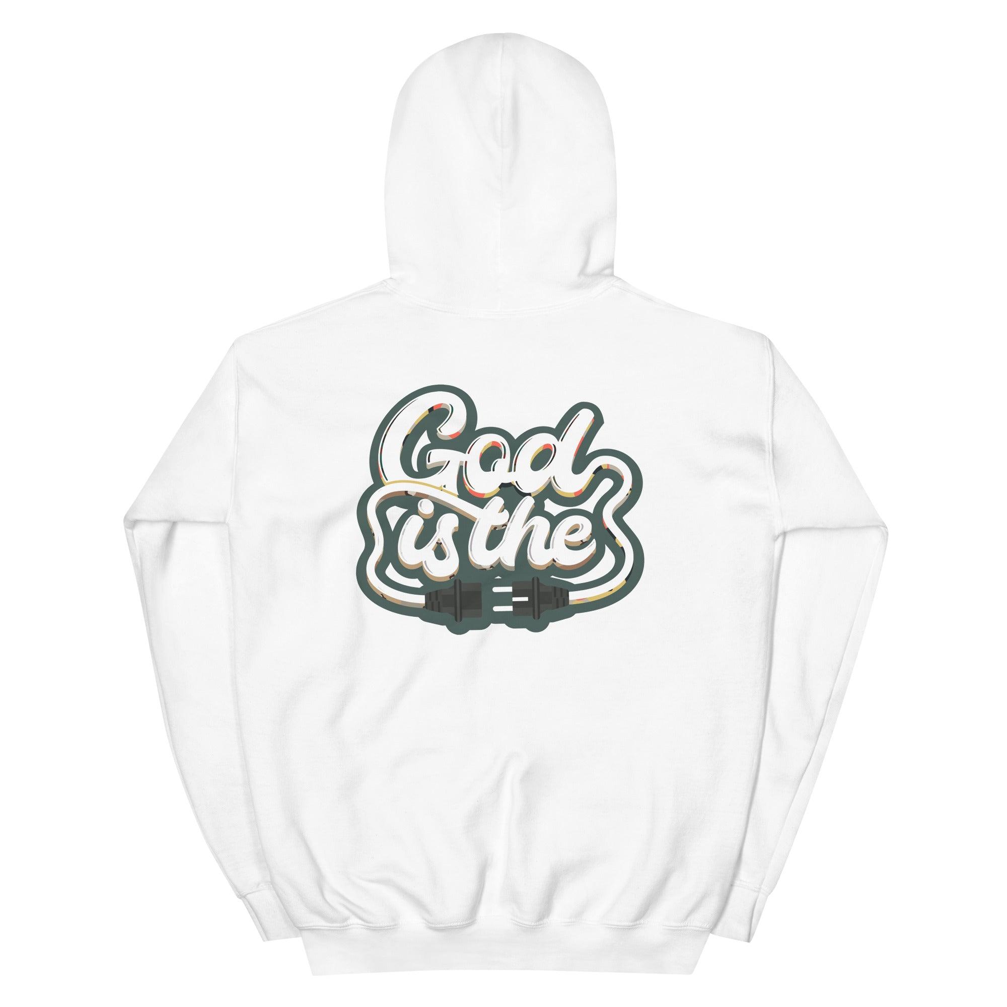 White God Is The Plug Hoodie Nike Dunk Low Sail Multi Camo photo
