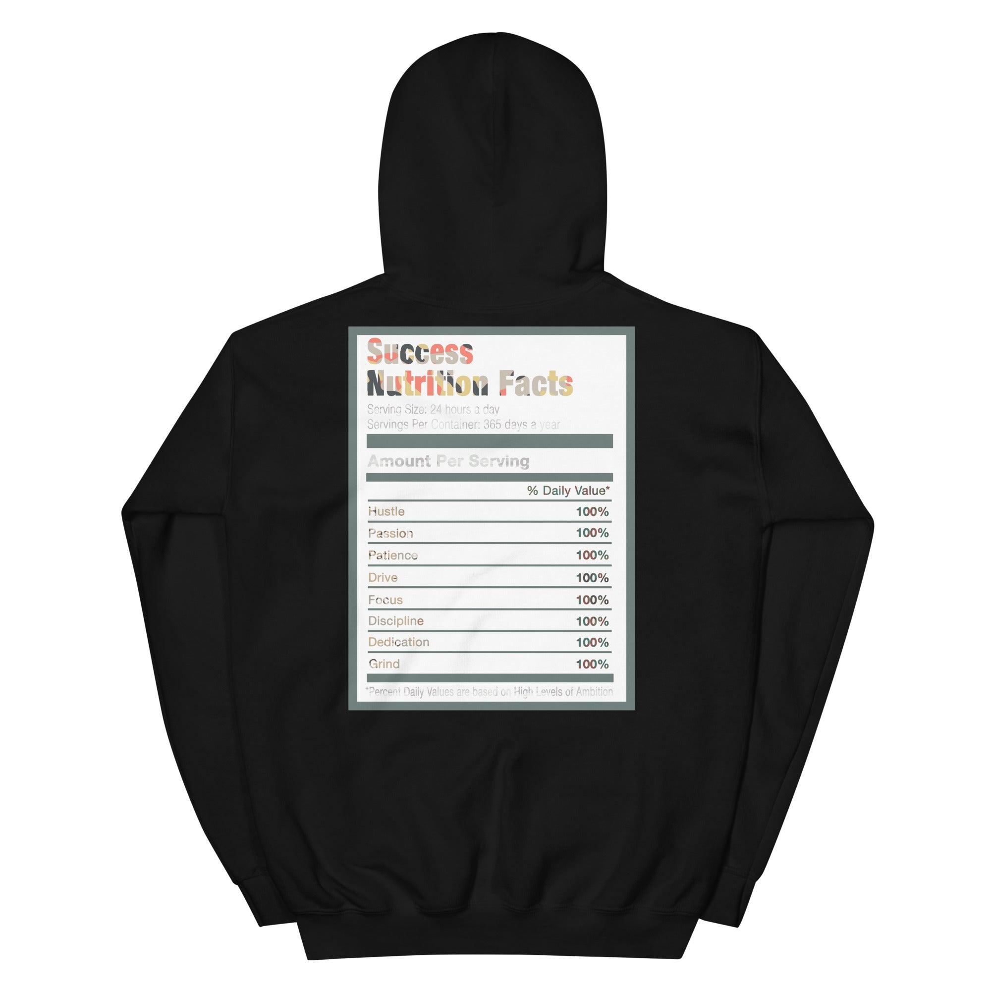 Black Success Nutrition Hoodie Nike Dunk Low Sail Multi-Camo photo
